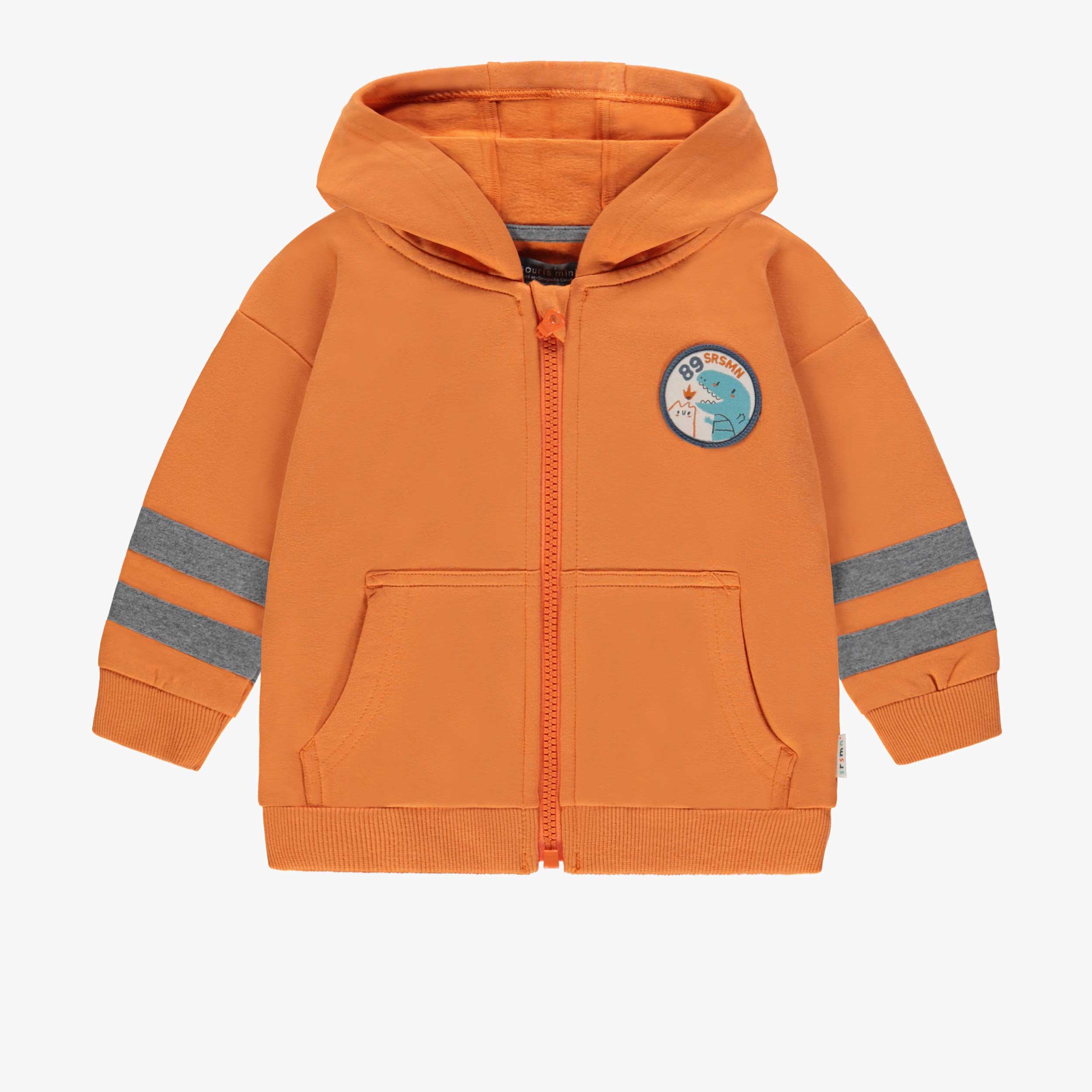 Veste à capuchon jaune foncé, bébé