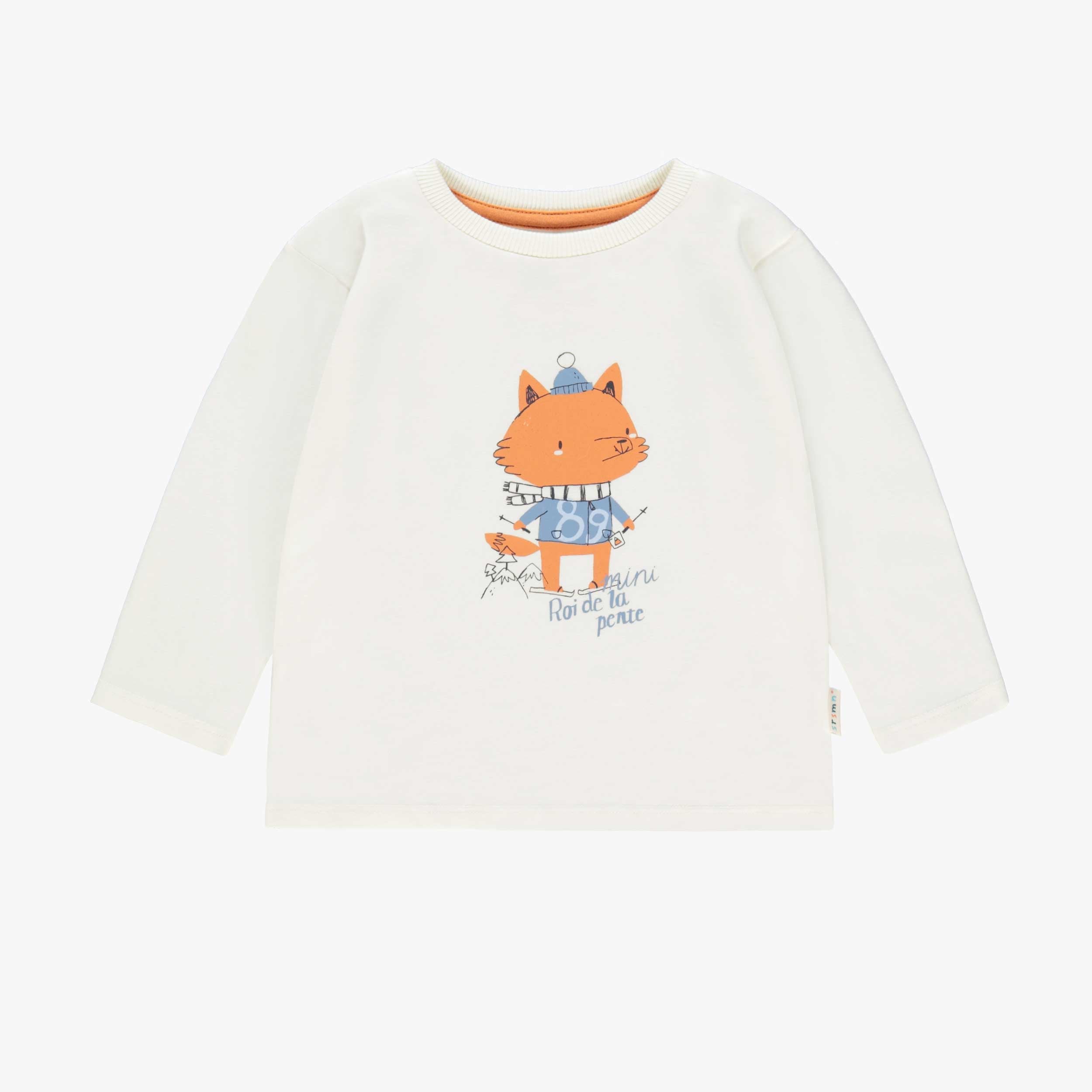 T-shirt crème avec illustration, bébé