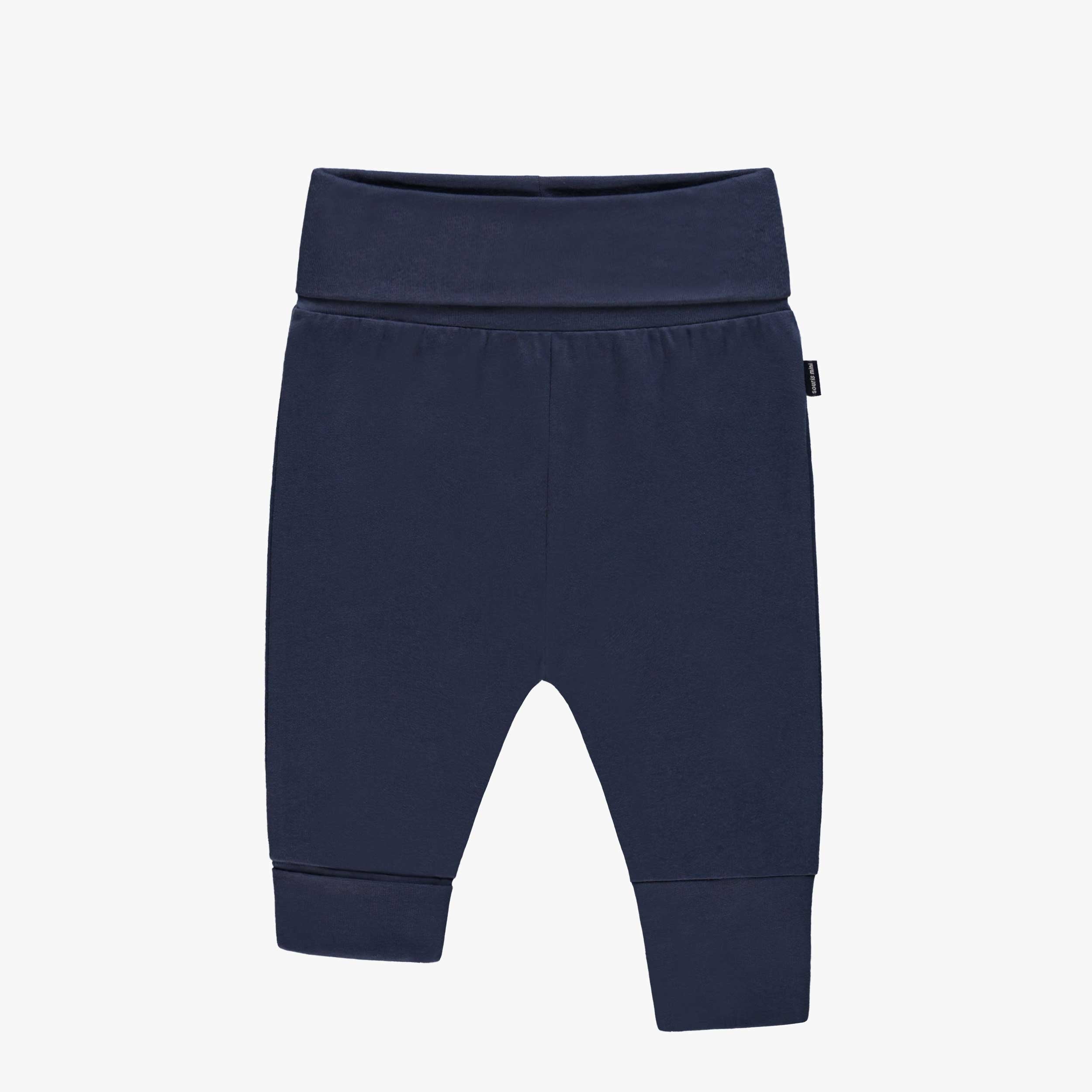 Pantalon évolutif bleu marine, bébé
