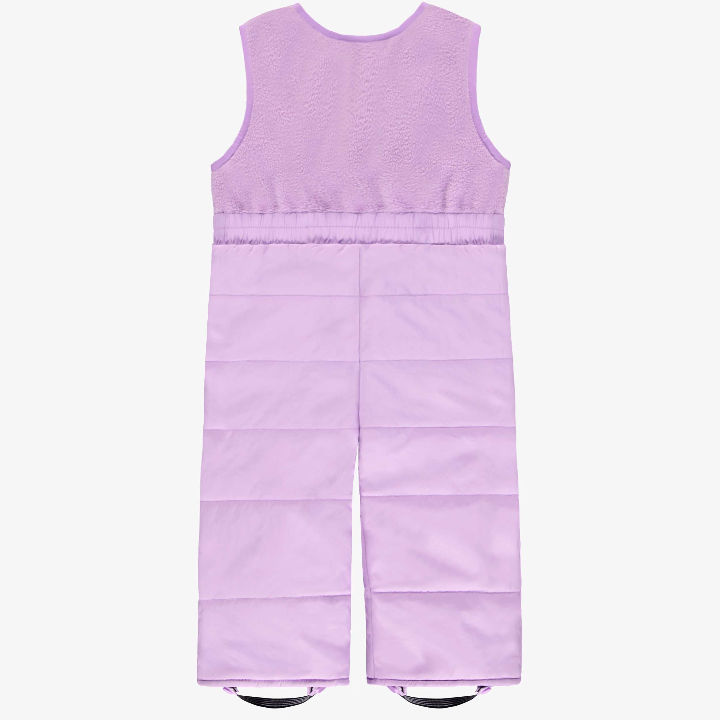 Purple two-piece snowsuit, baby