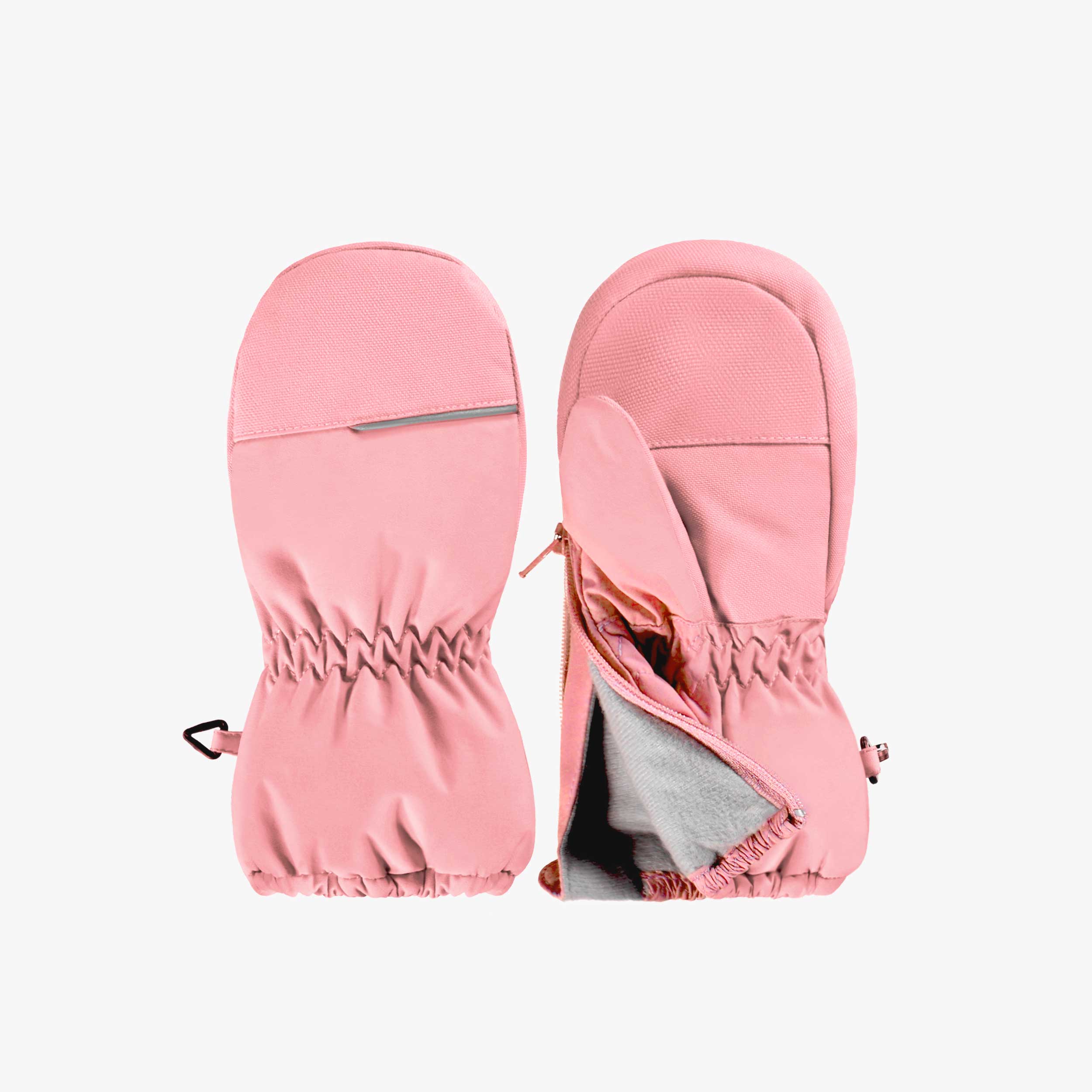 Mitaines roses en nylon, bébé