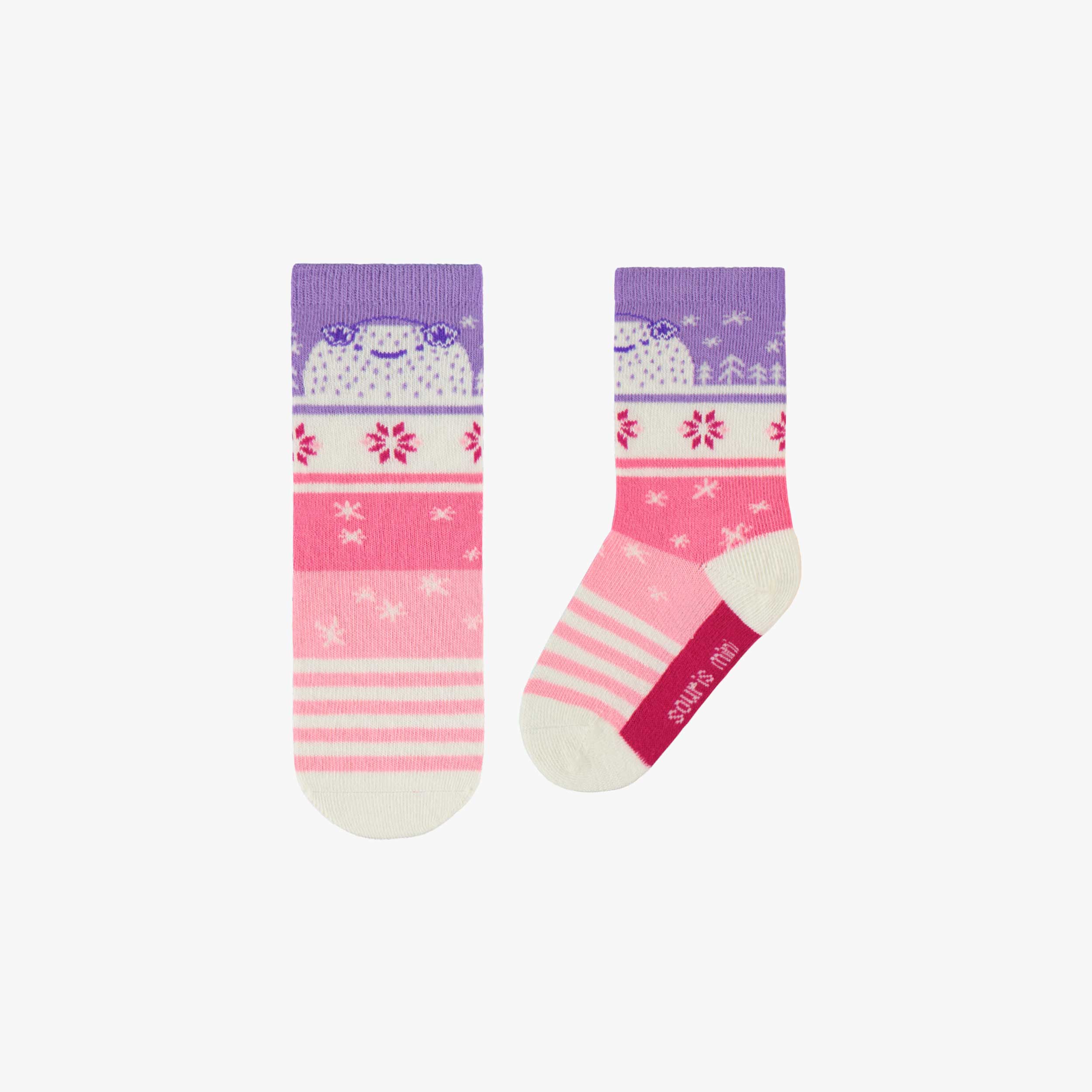 Chaussettes à motifs hivernaux, bébé