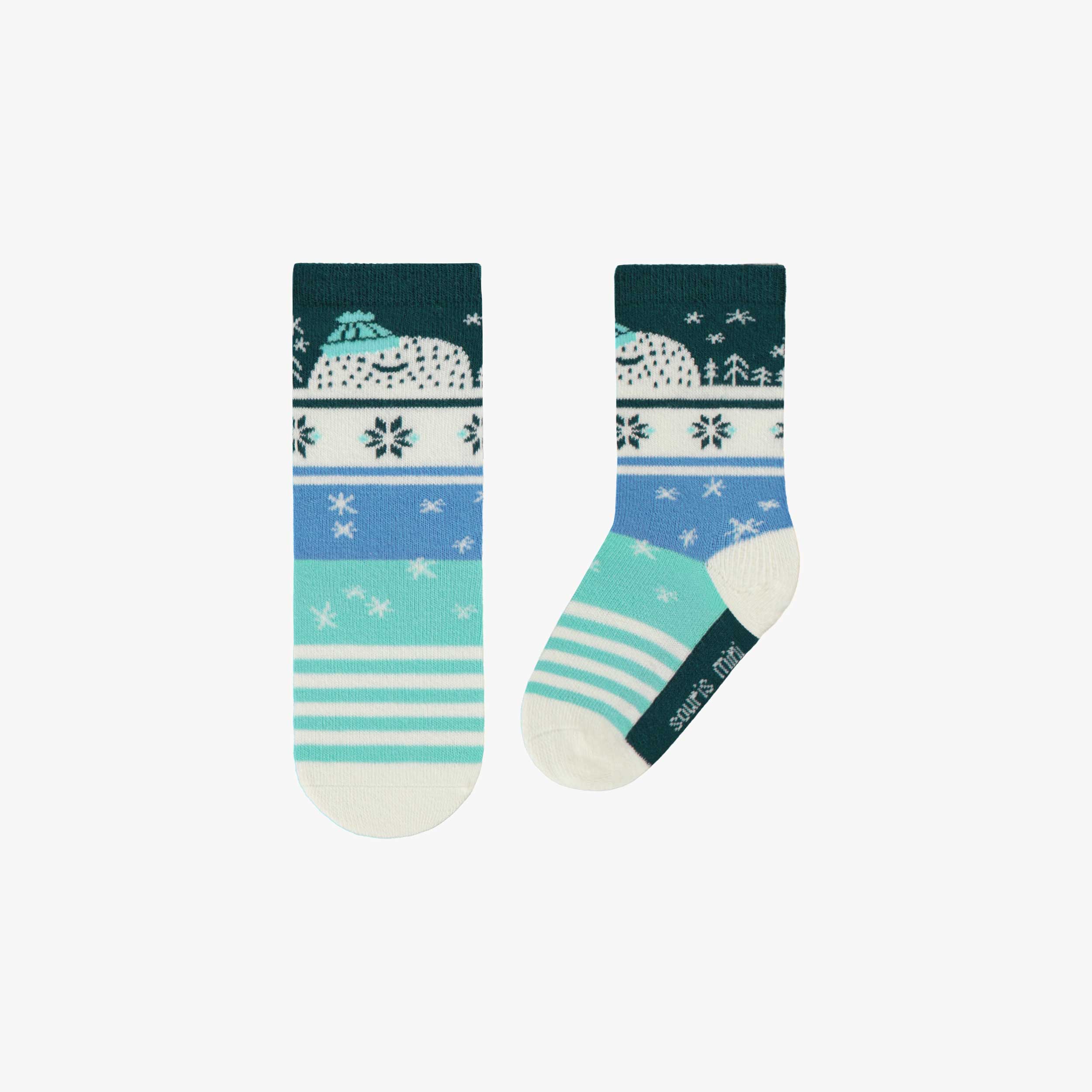 Chaussettes à motifs hivernaux, bébé