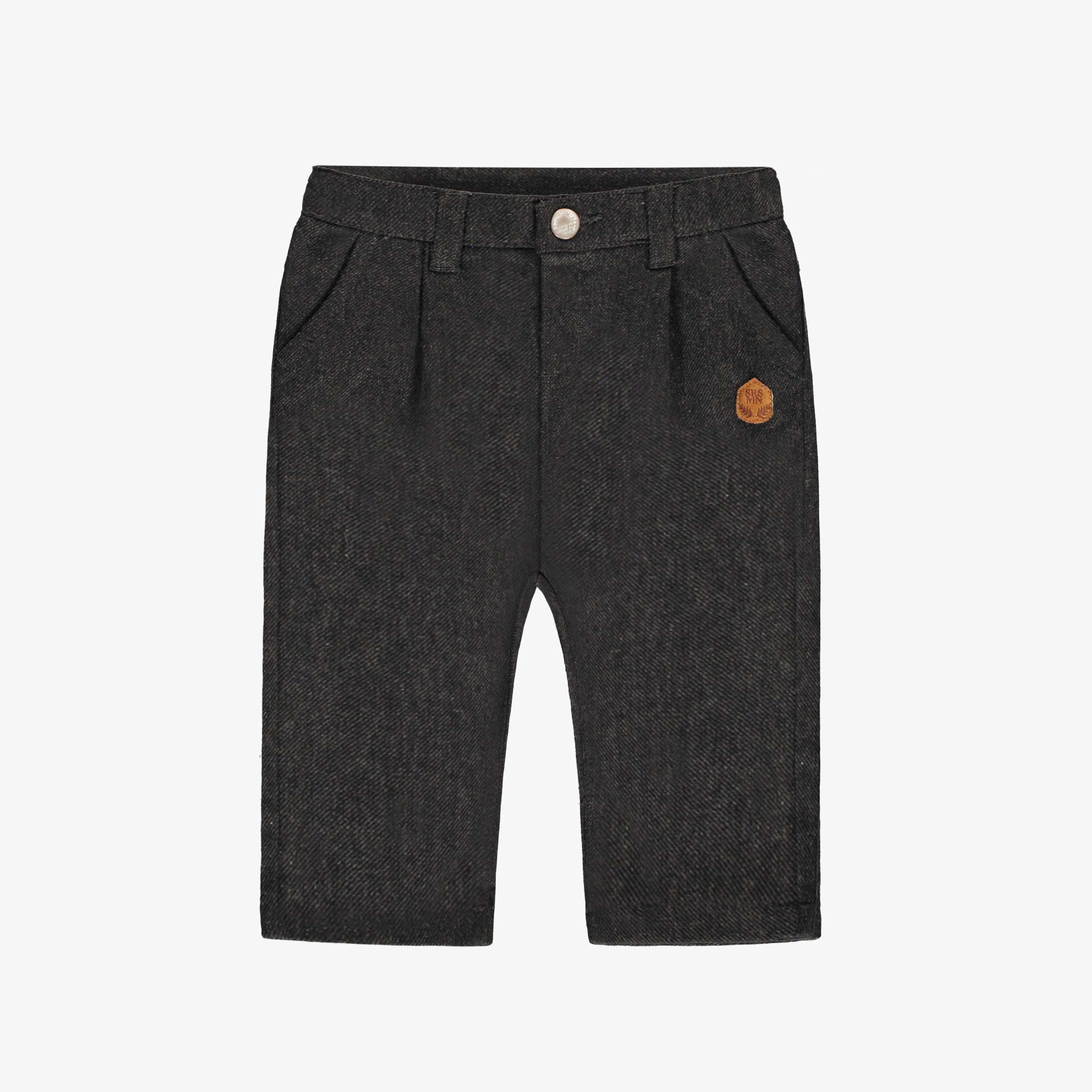 Pantalon gris en flanelle, bébé