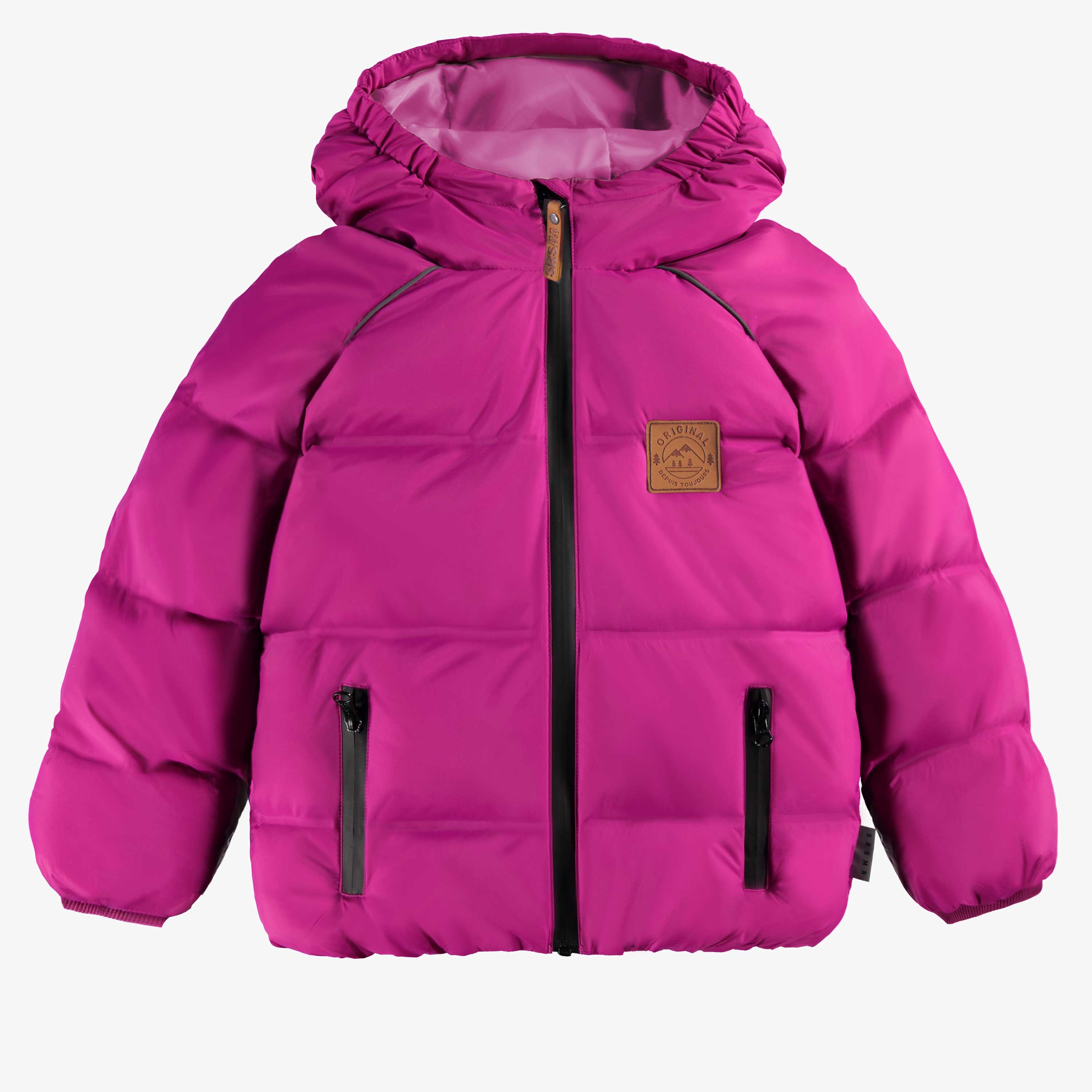 Manteau doudoune mauve, enfant