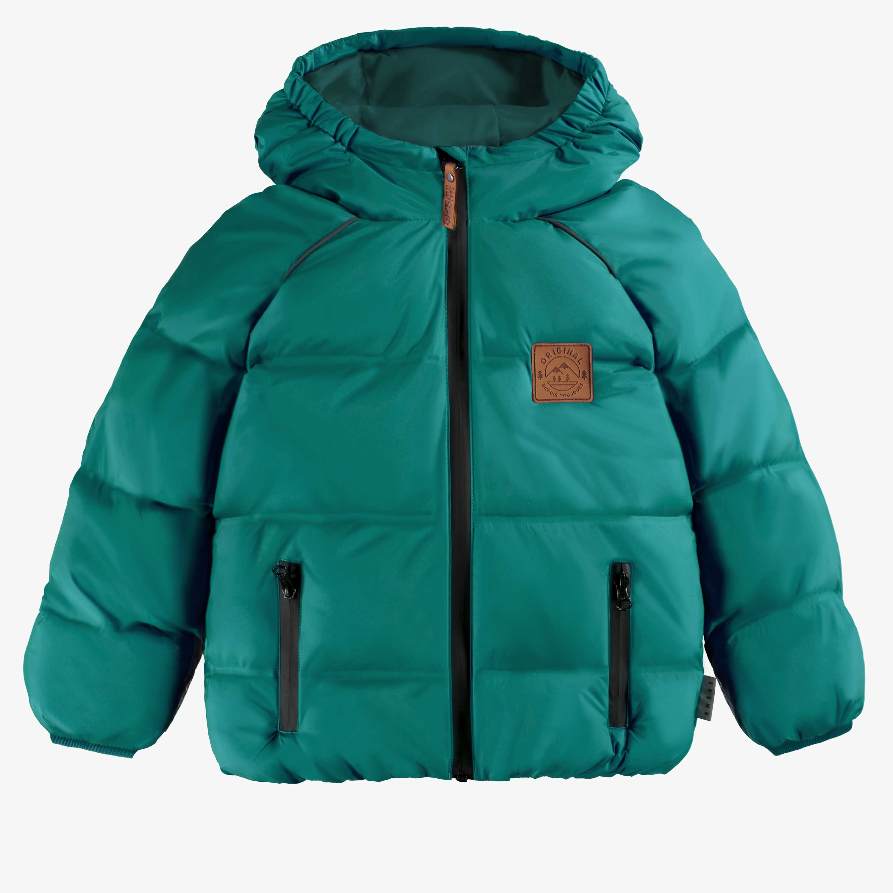 Manteau doudoune turquoise, enfant