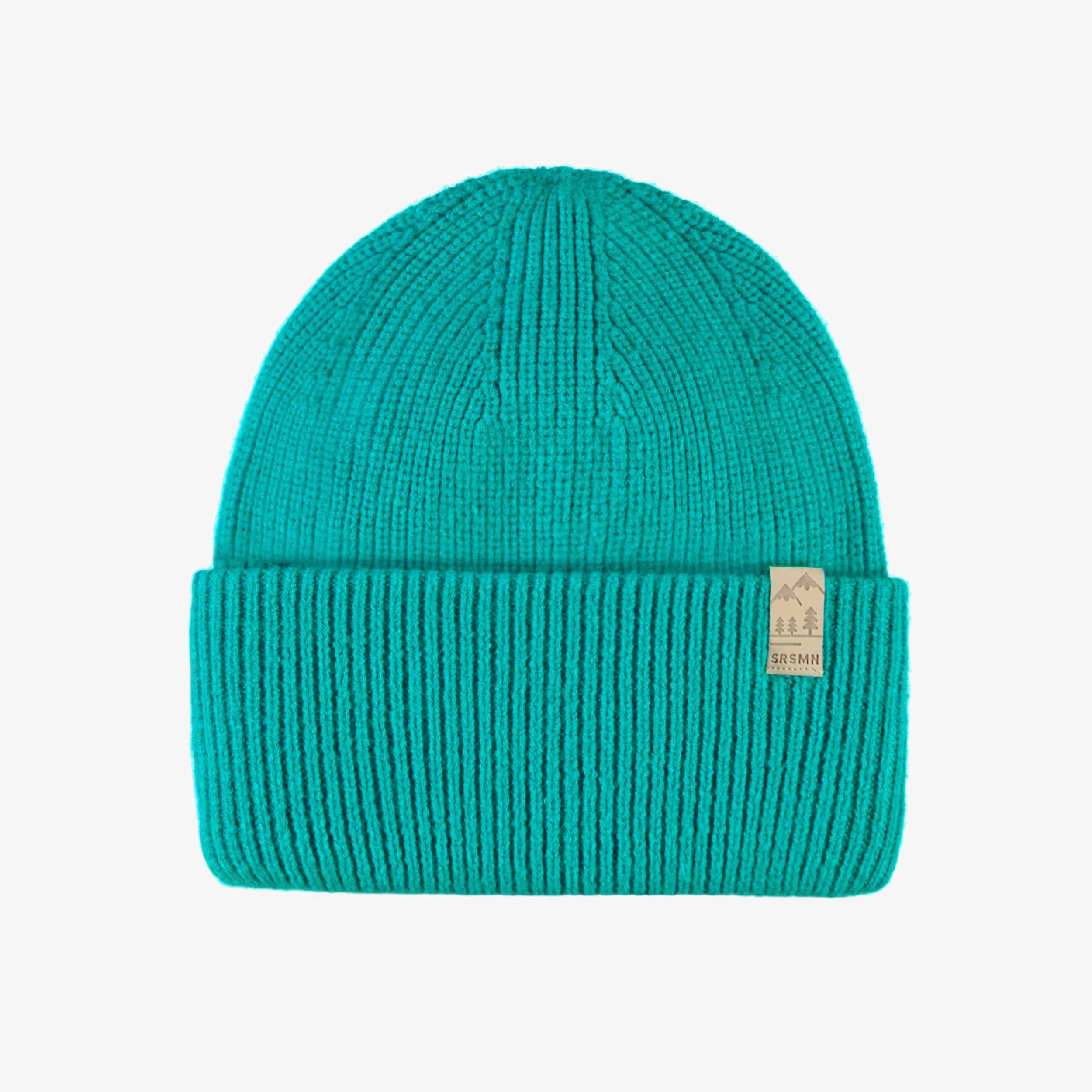 Tuque turquoise en tricot, enfant