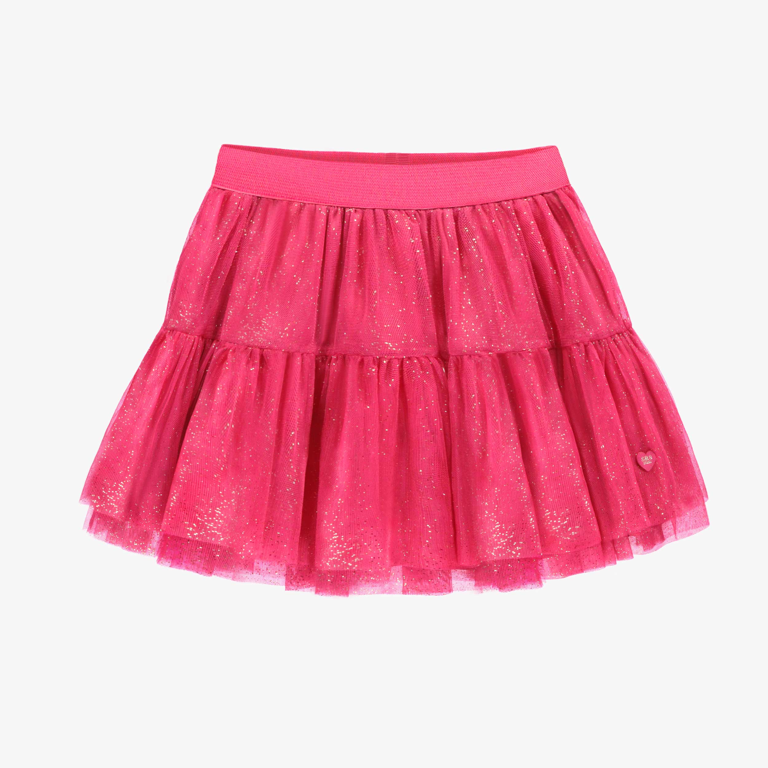 Jupe tutu rose en tulle souple, enfant