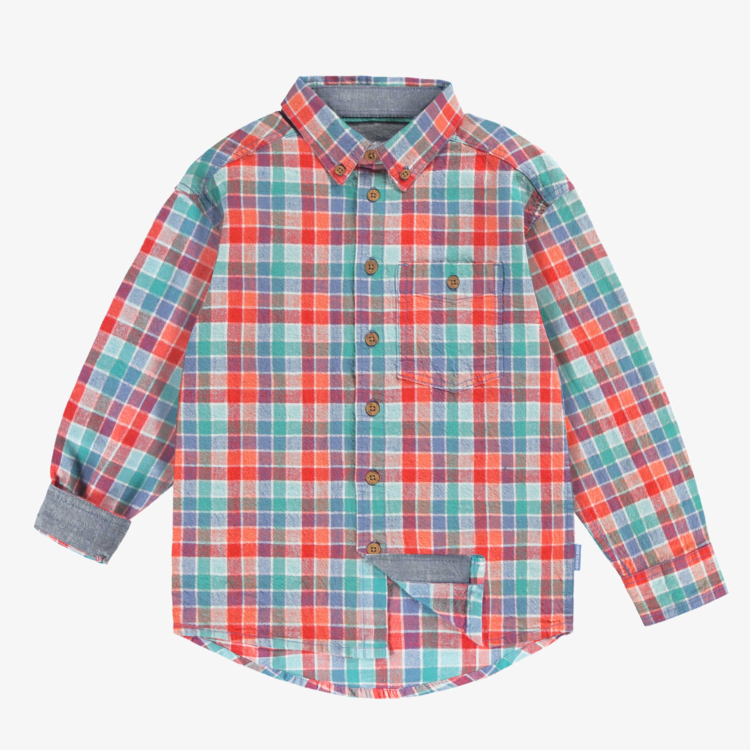 Chemise colorée à carreaux, enfant