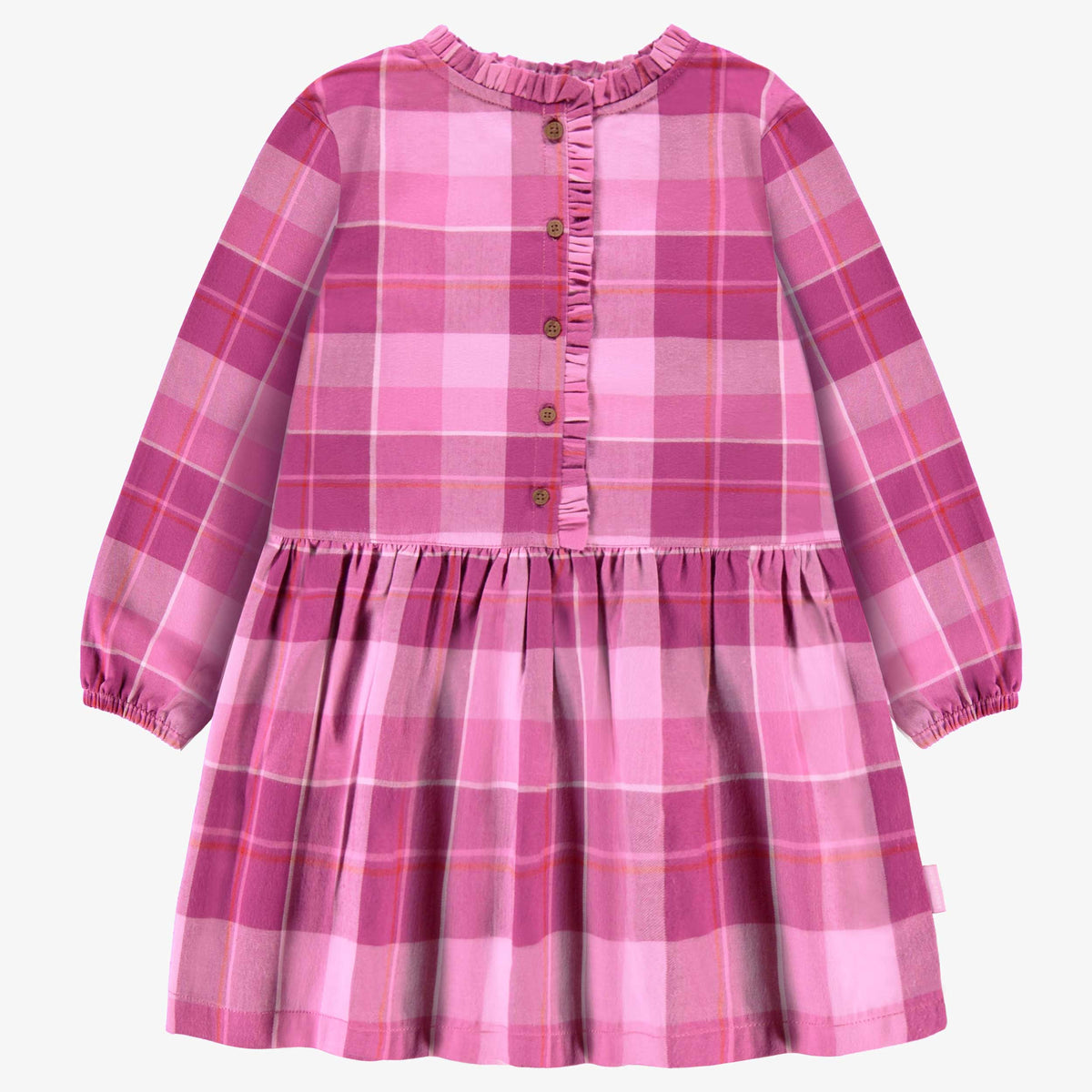 Robe Enfant Fille Mondays Child - Orange à Carreaux, Taille 6 Ans - Neuf Avec étiquettes