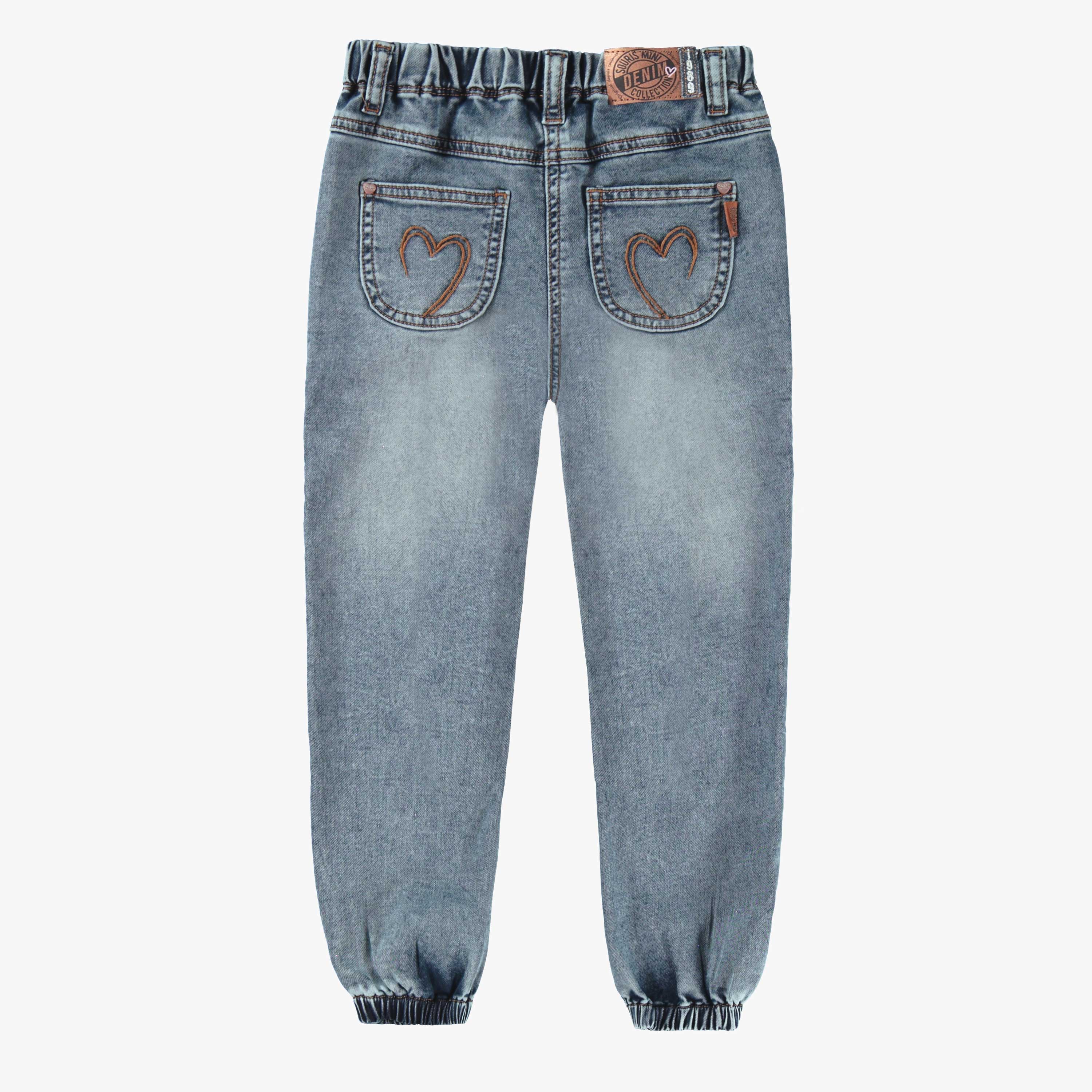 Blue relaxed-fit jeans, child