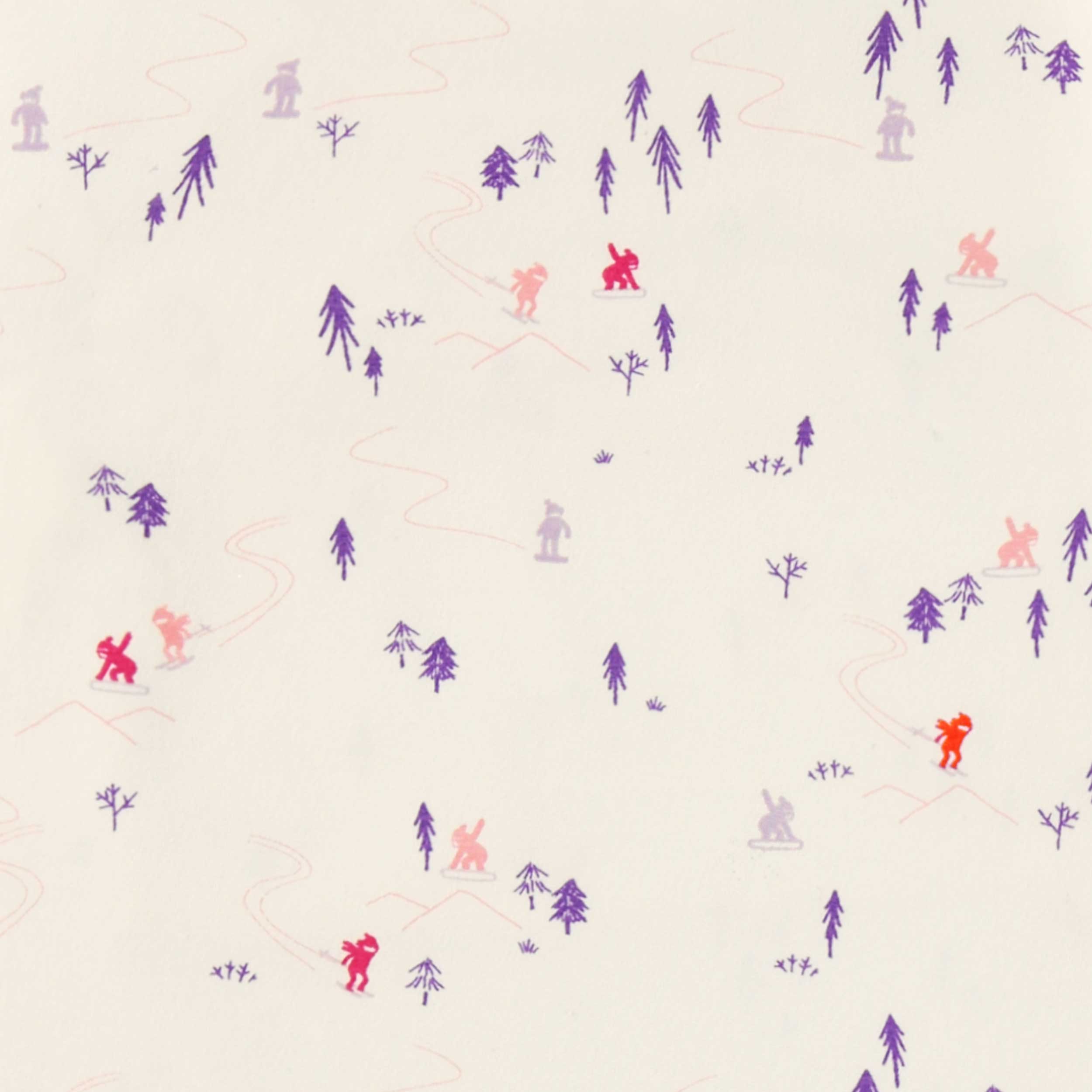 Zoom motifs du t-shirt crème avec motifs, enfant