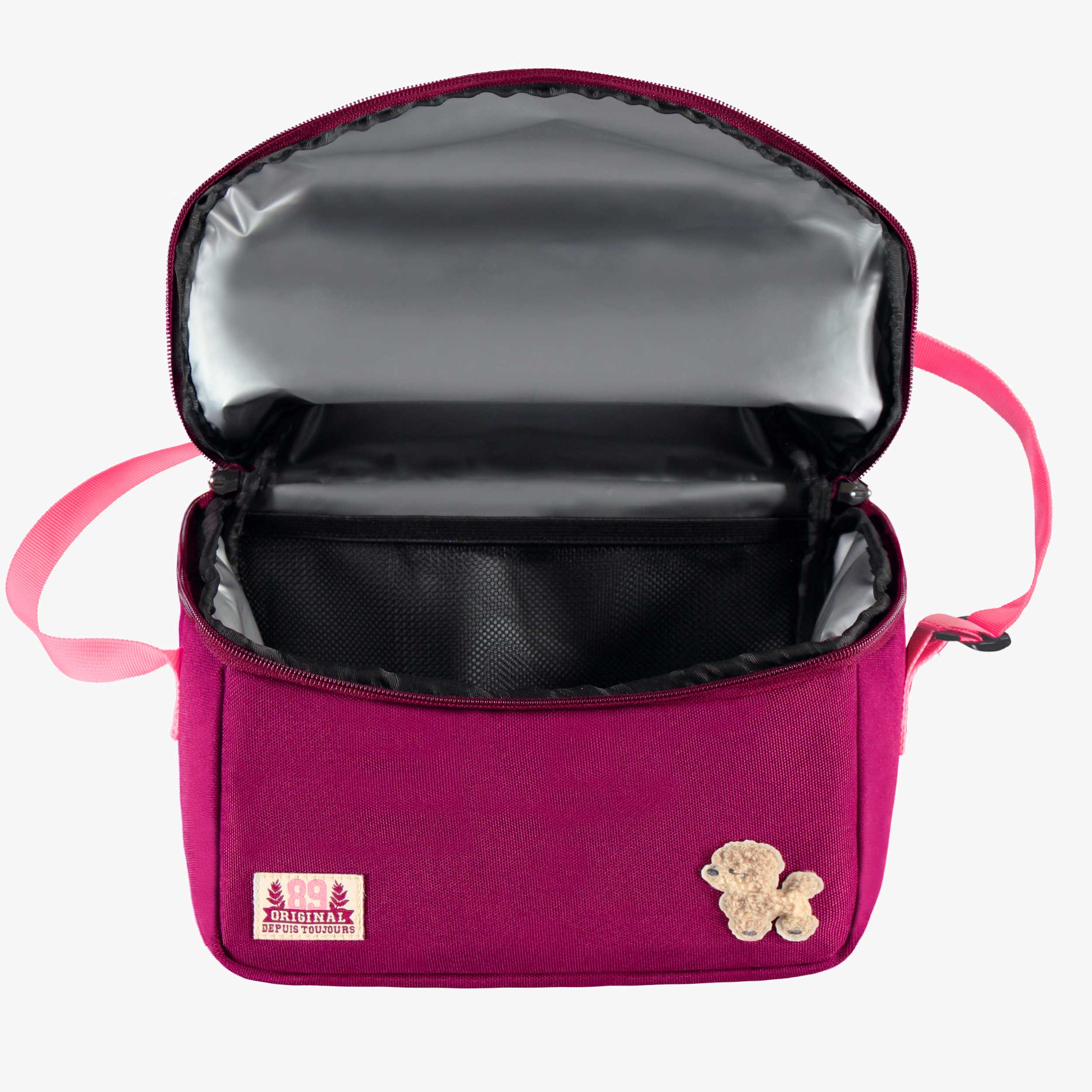 Pink lunch bag, child