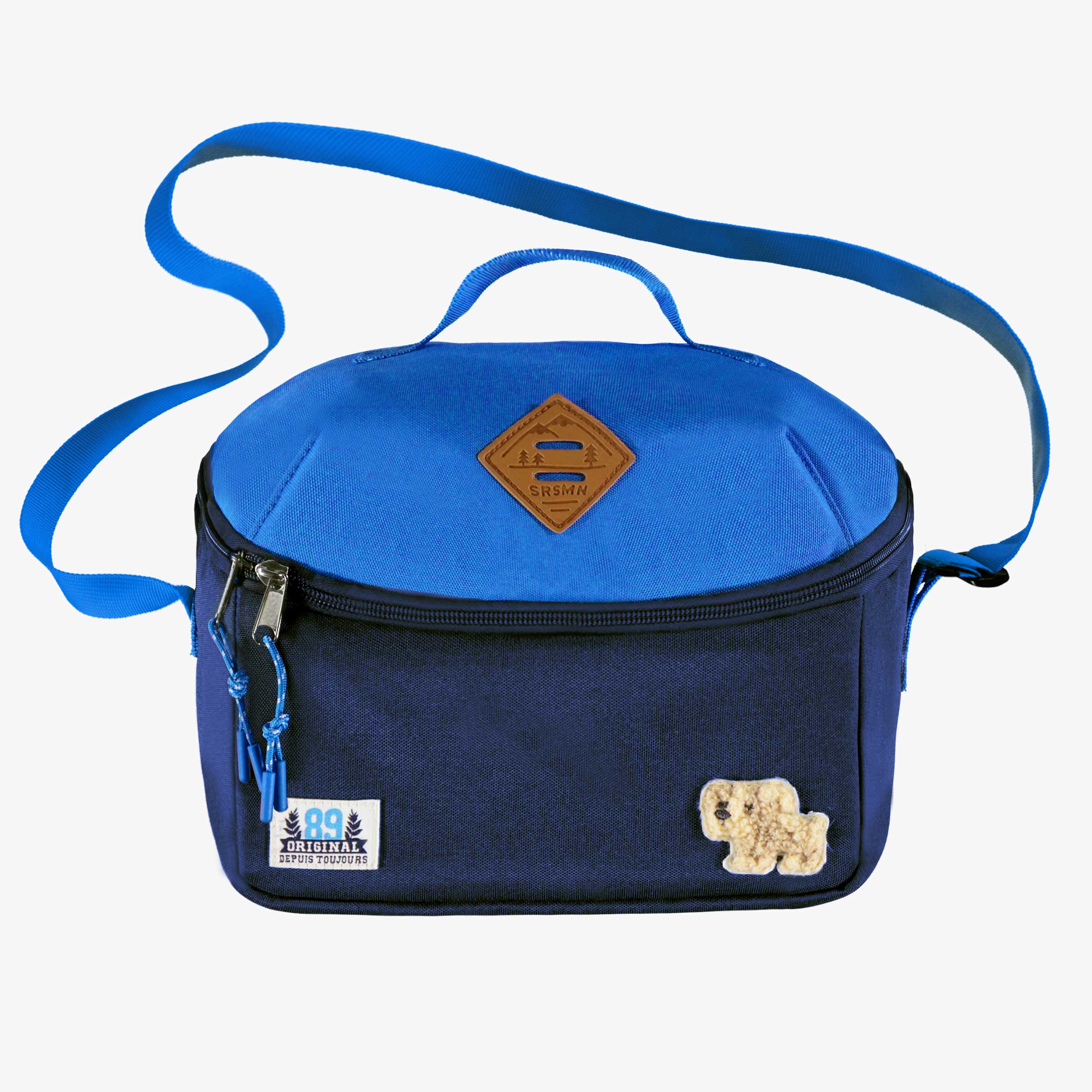 Sac à lunch bleu, enfant