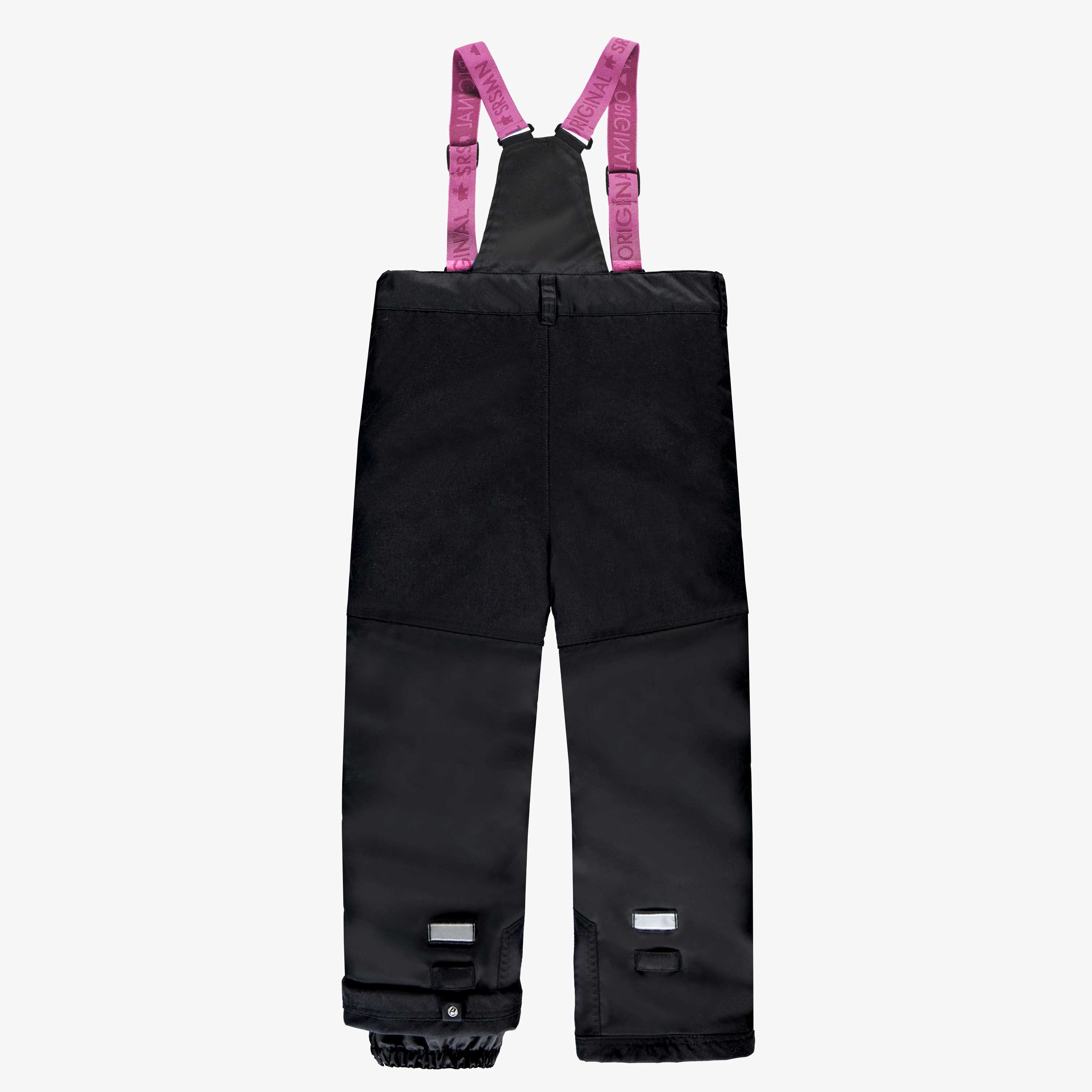 Purple, floral, and black 3-in-1 snowsuit, child