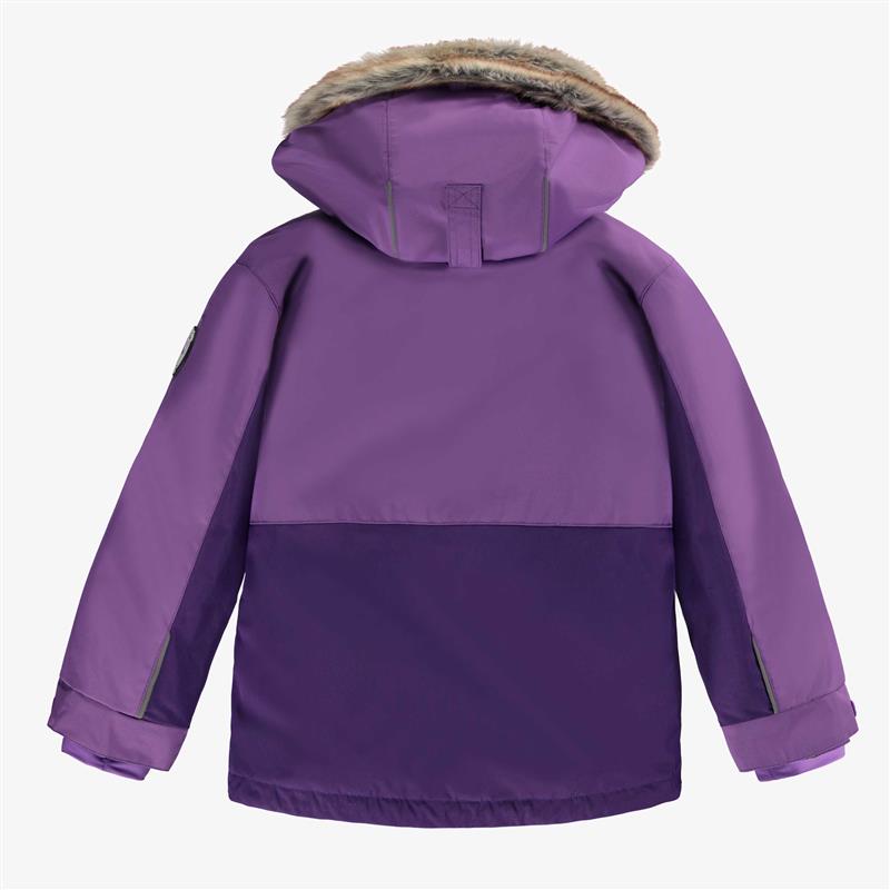 Purple 3-in-1 winter jacket, child