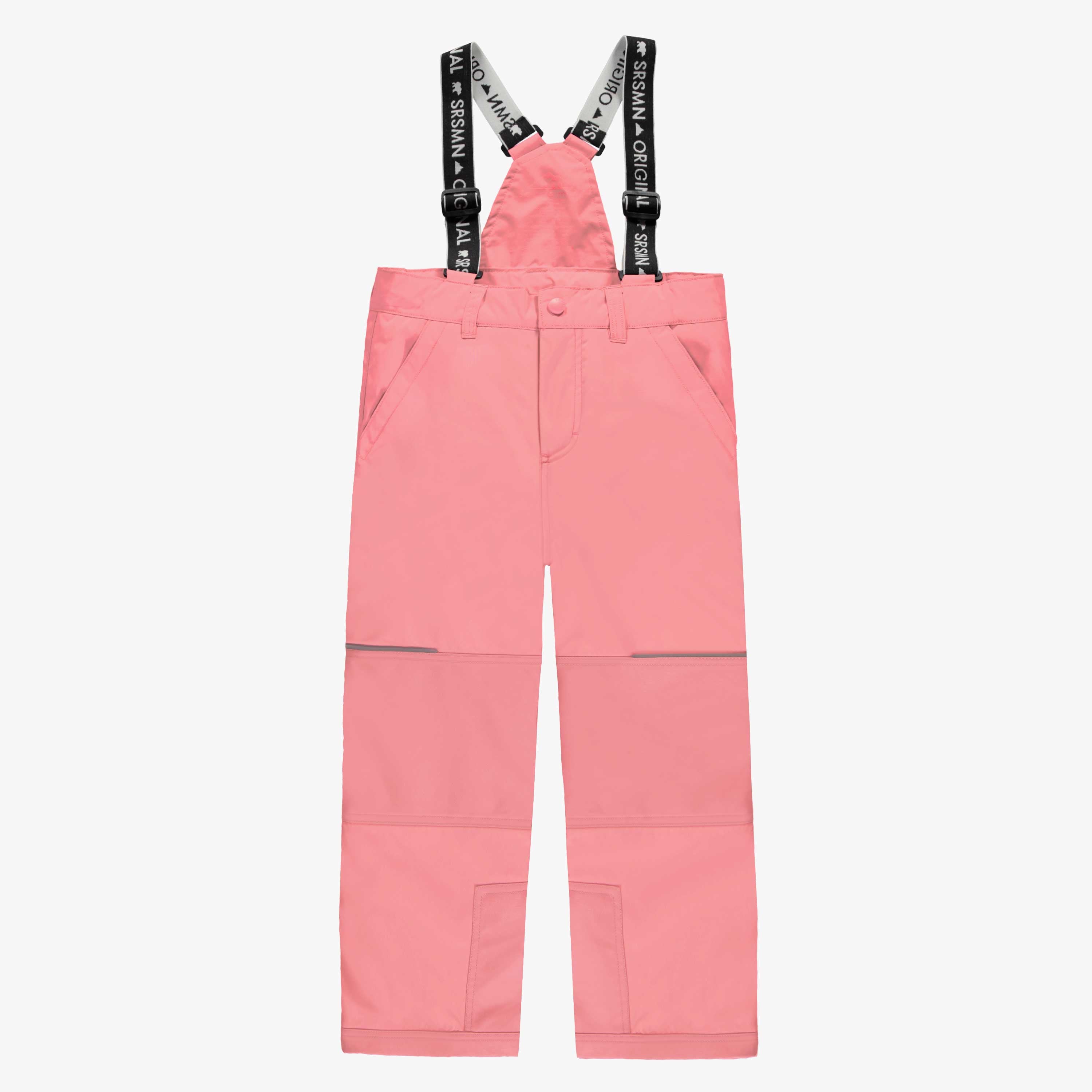 Pantalon de neige de l'habit de neige deux pièces PERFO+ rose, enfant