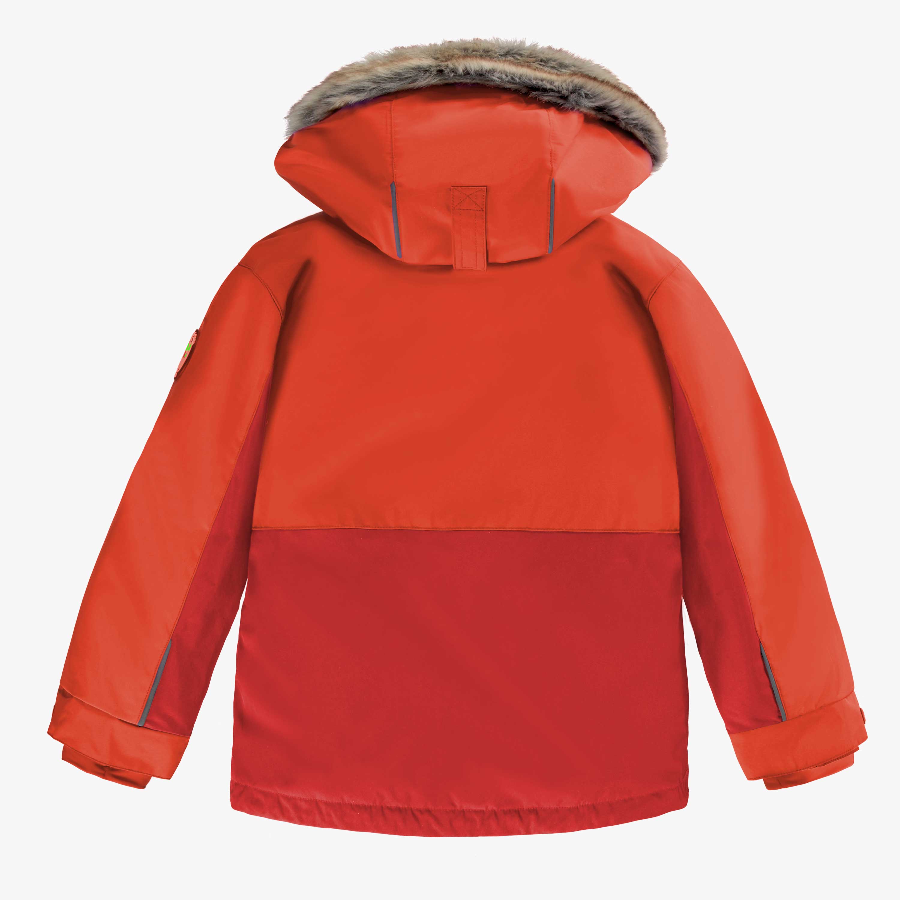 Orange 3-in-1 winter jacket, child
