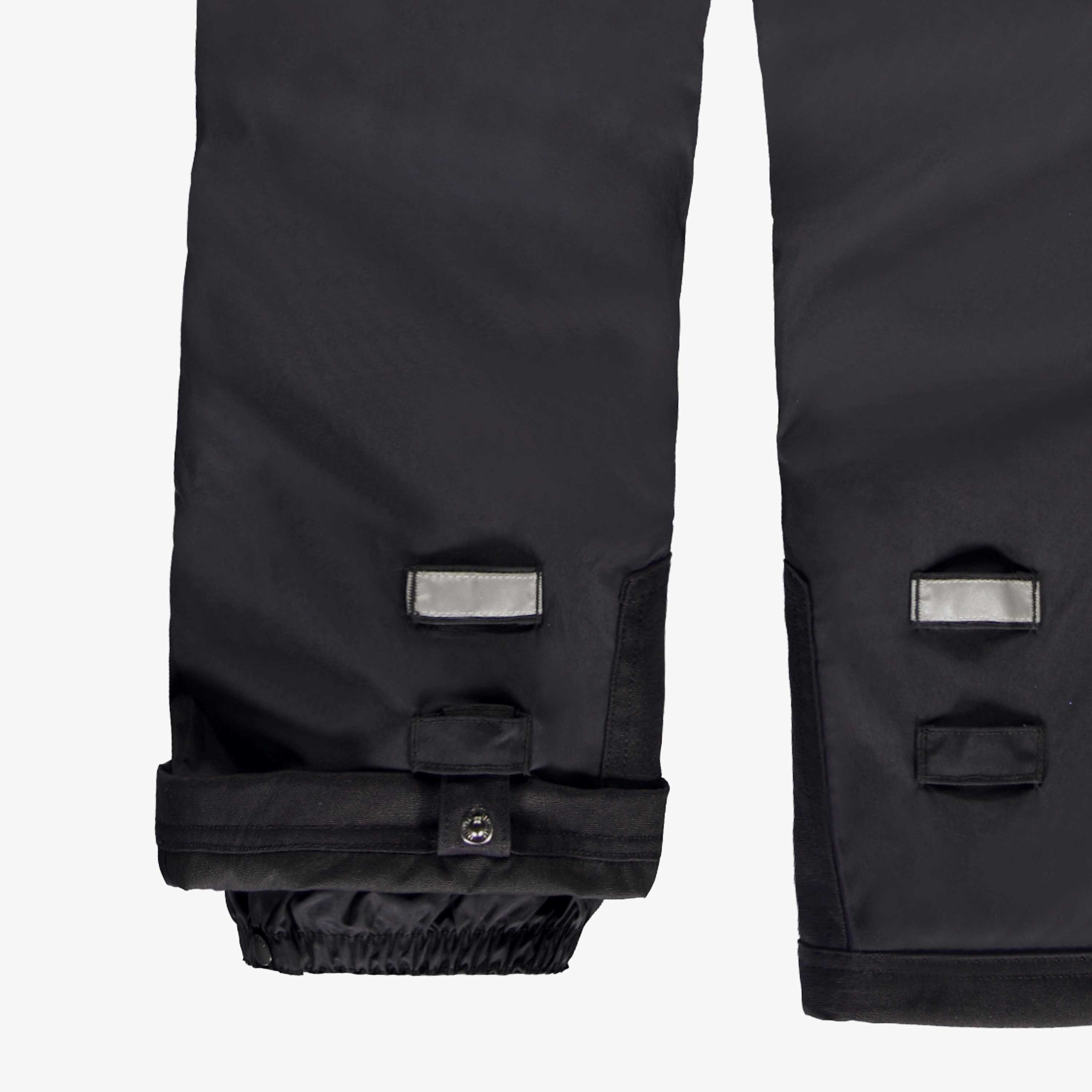 Black two-piece PERFO+ snowsuit, child