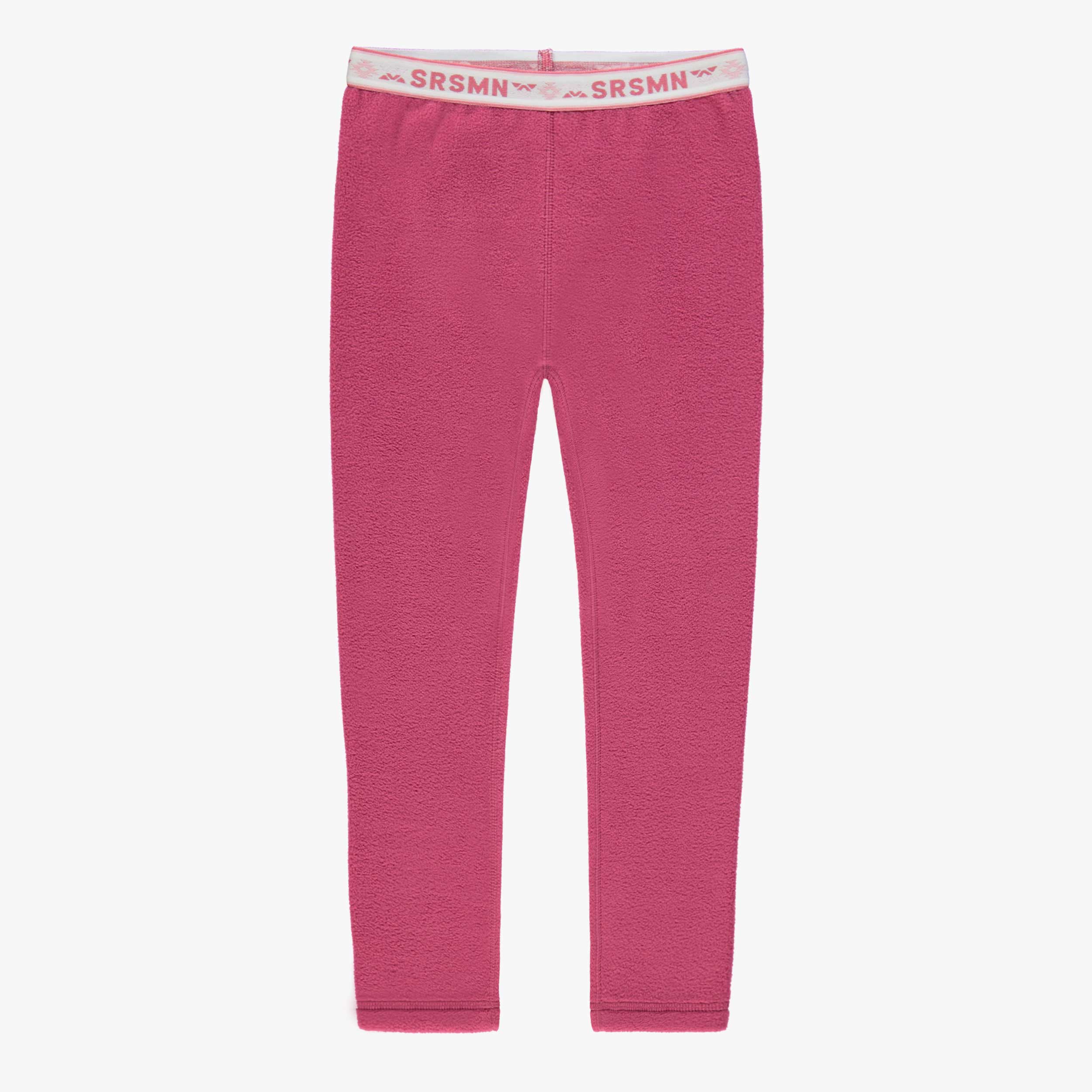 Pantalon rose en polar, enfant