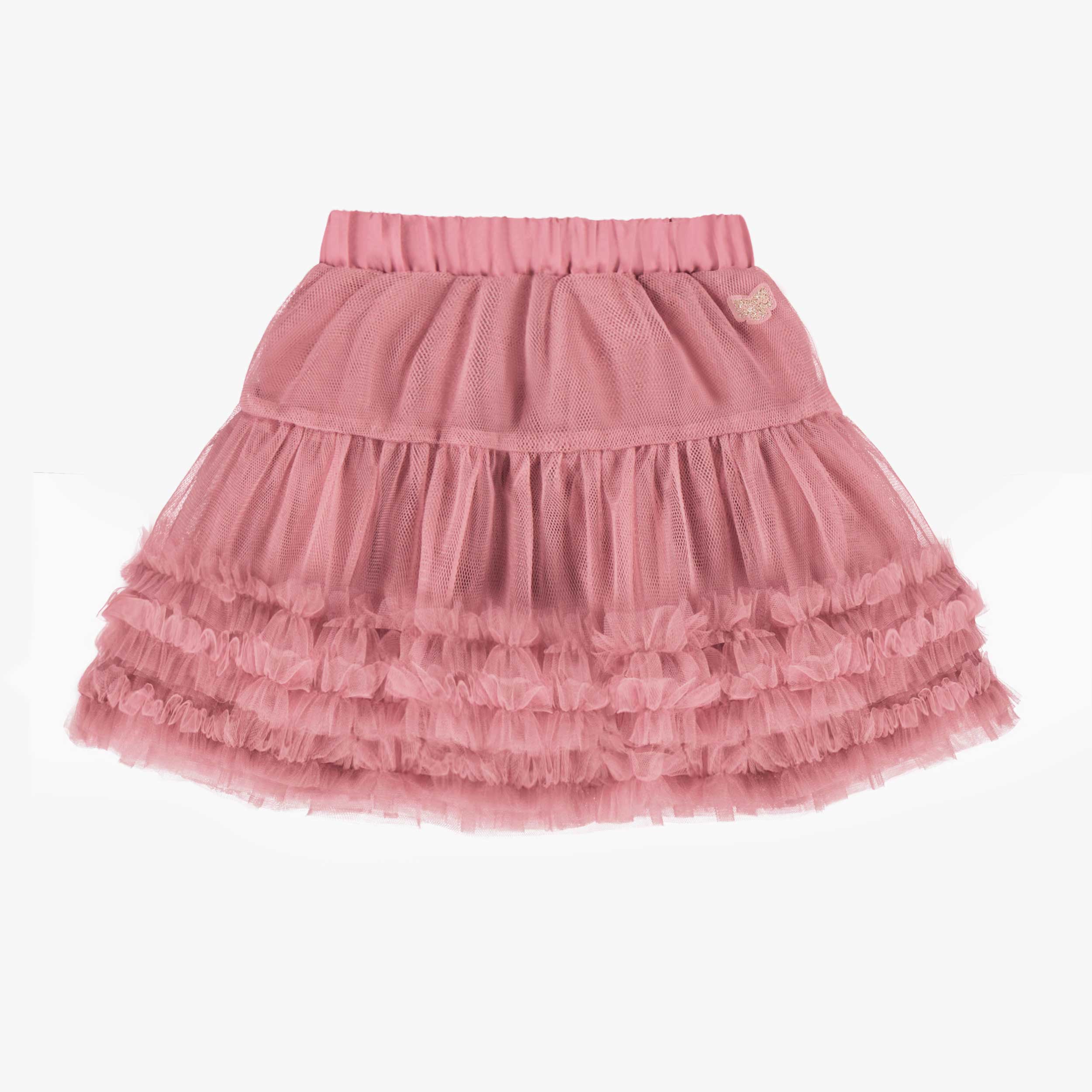 Jupe rose en tulle souple, enfant