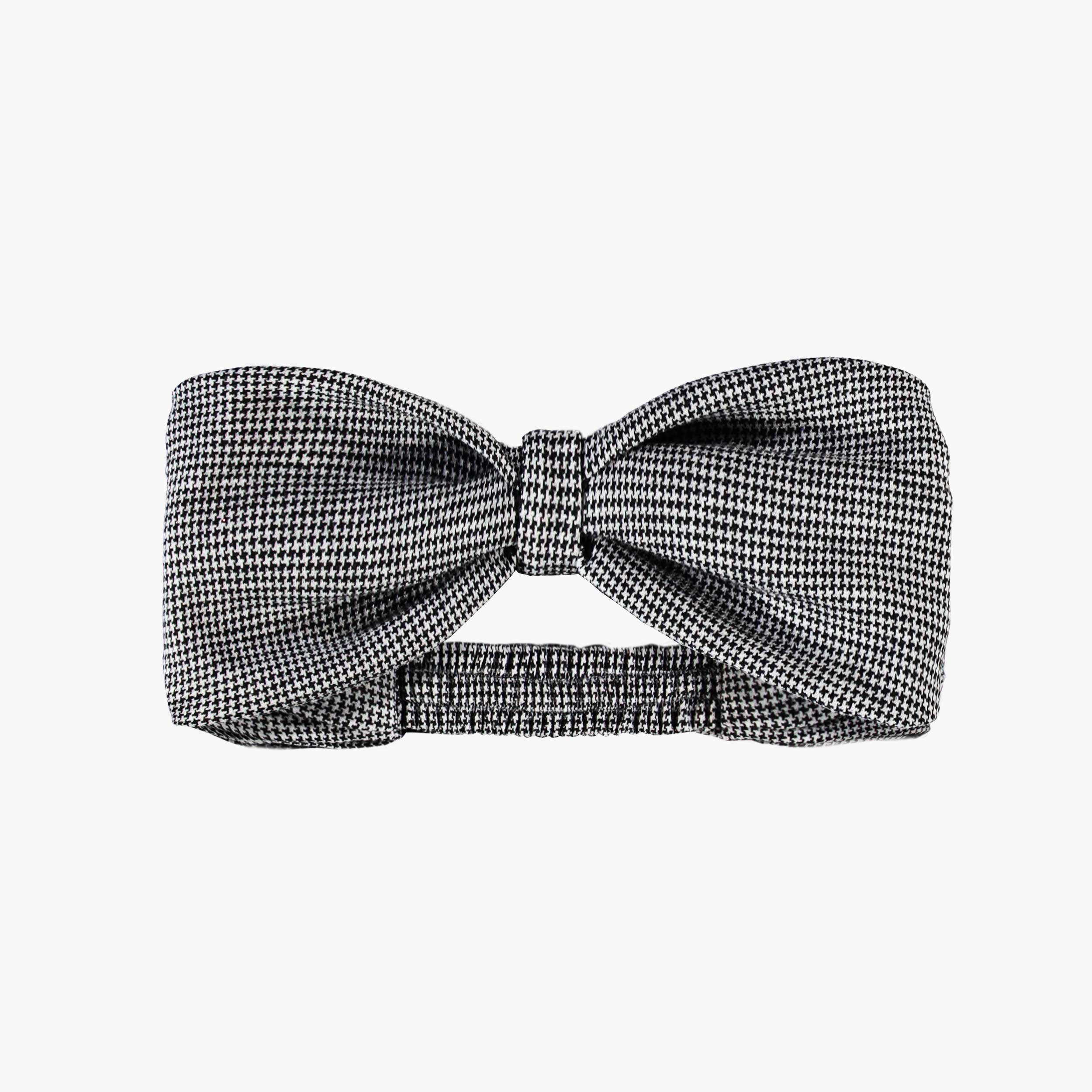 Bandeau à motif pied-de-poule, enfant