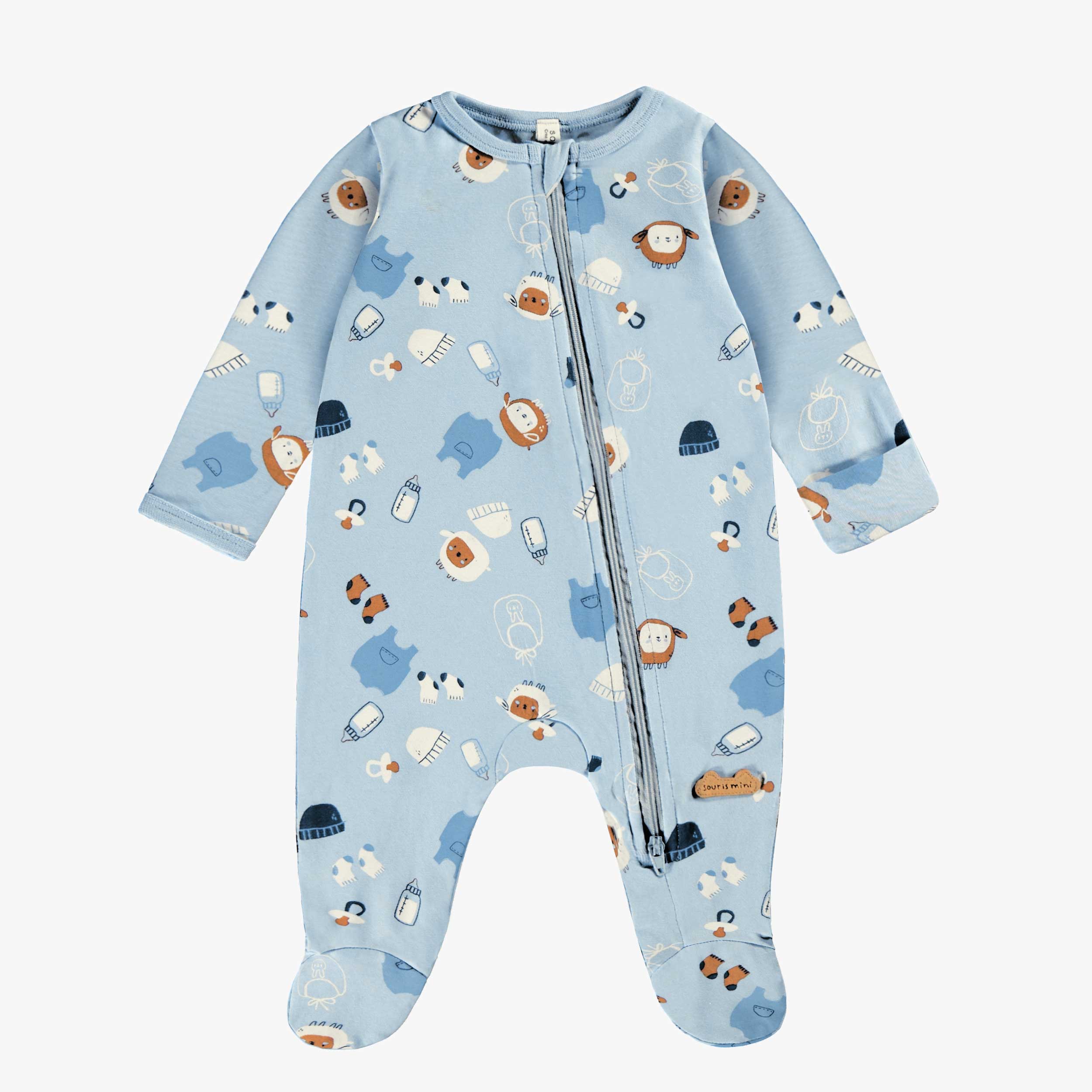Pyjama bleu à motifs, naissance