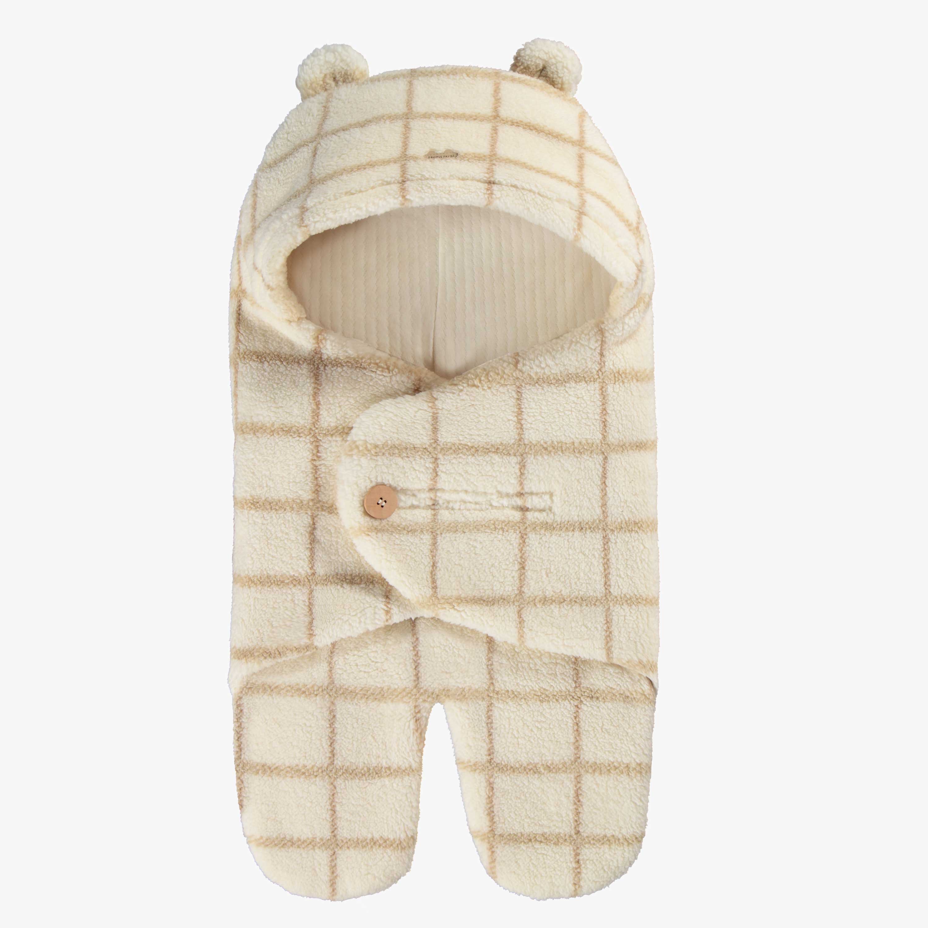 Nid d’ange crème en sherpa, naissance