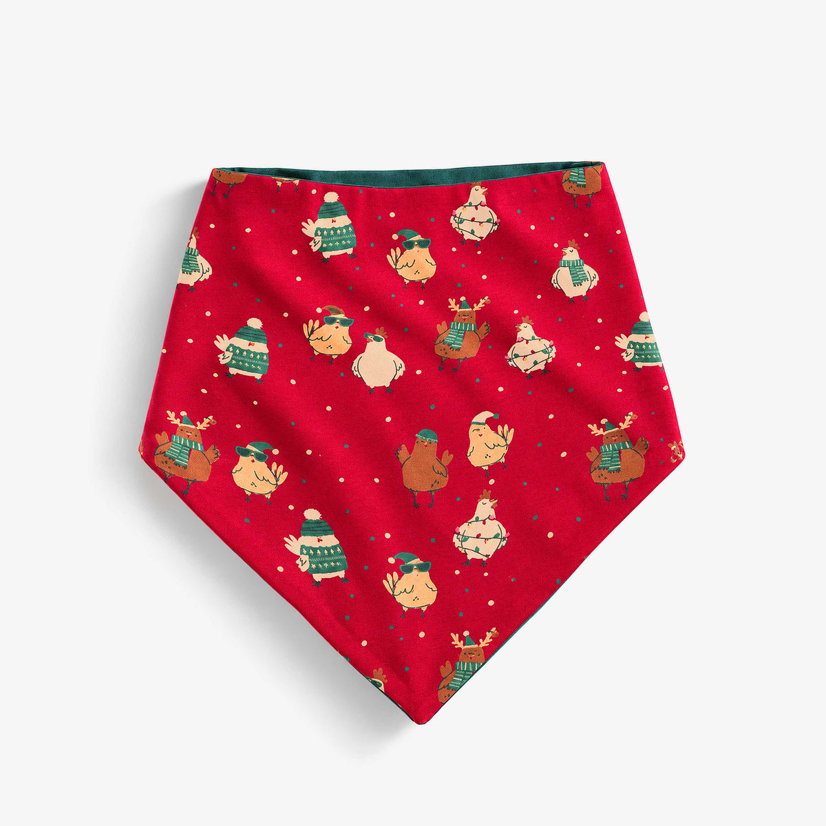Foulard rouge à imprimé des Fêtes pour chien - Souris Mini