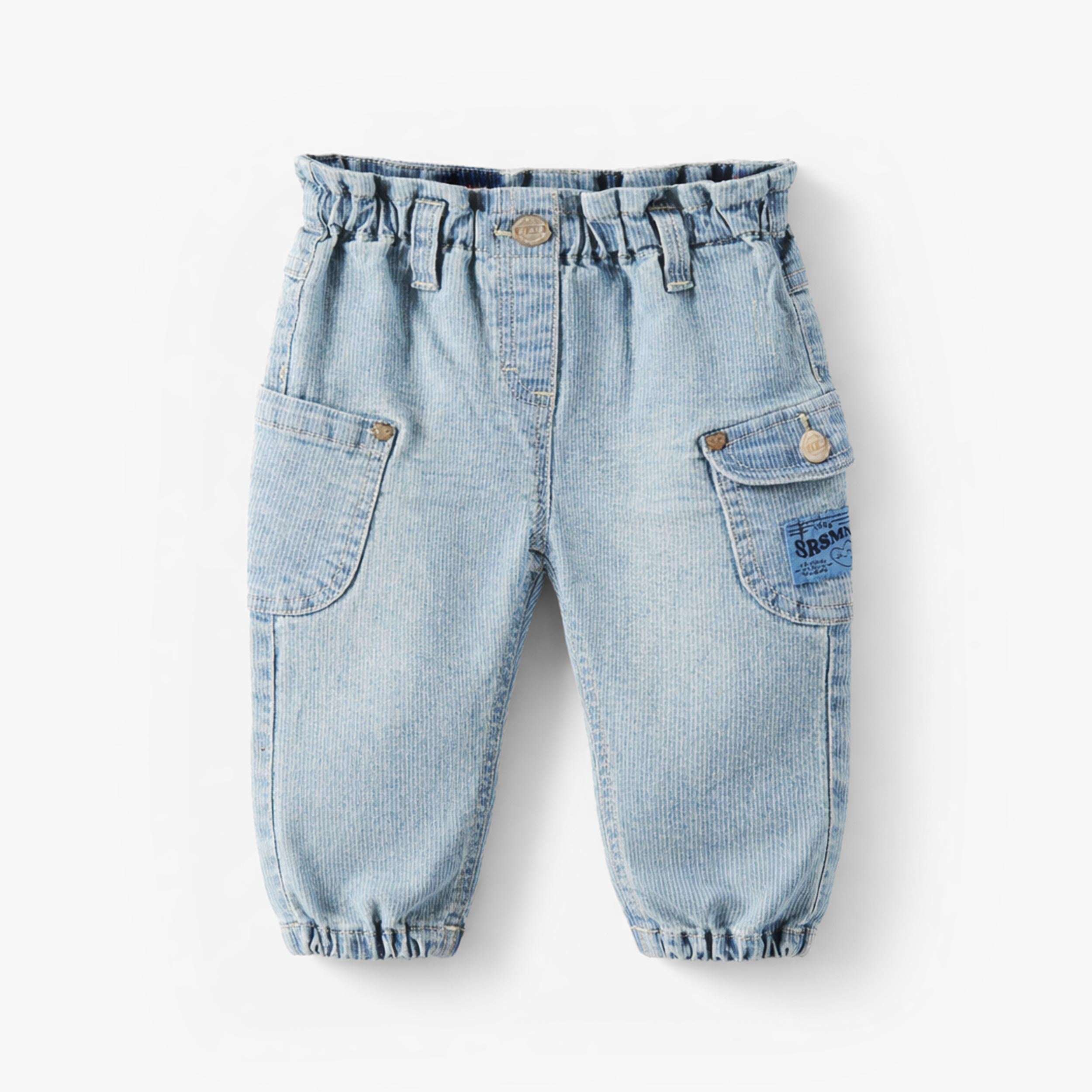 Jean bleu pâle à rayures, bébé - Souris Mini