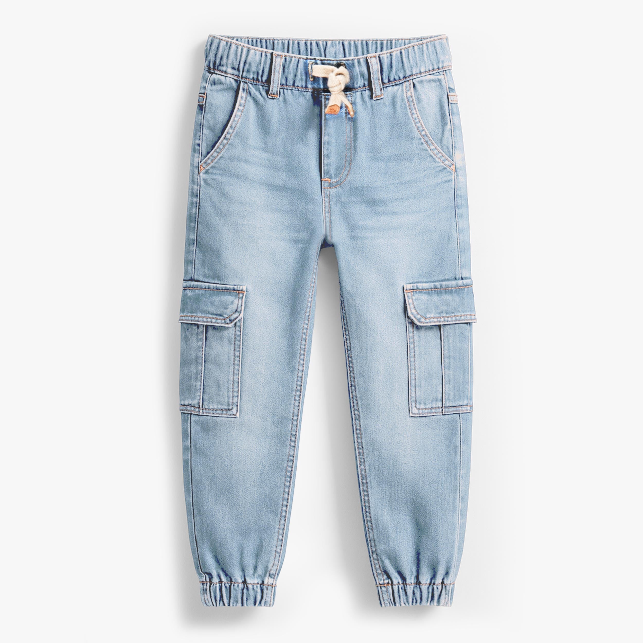 Jean cargo bleu, enfant - Souris Mini