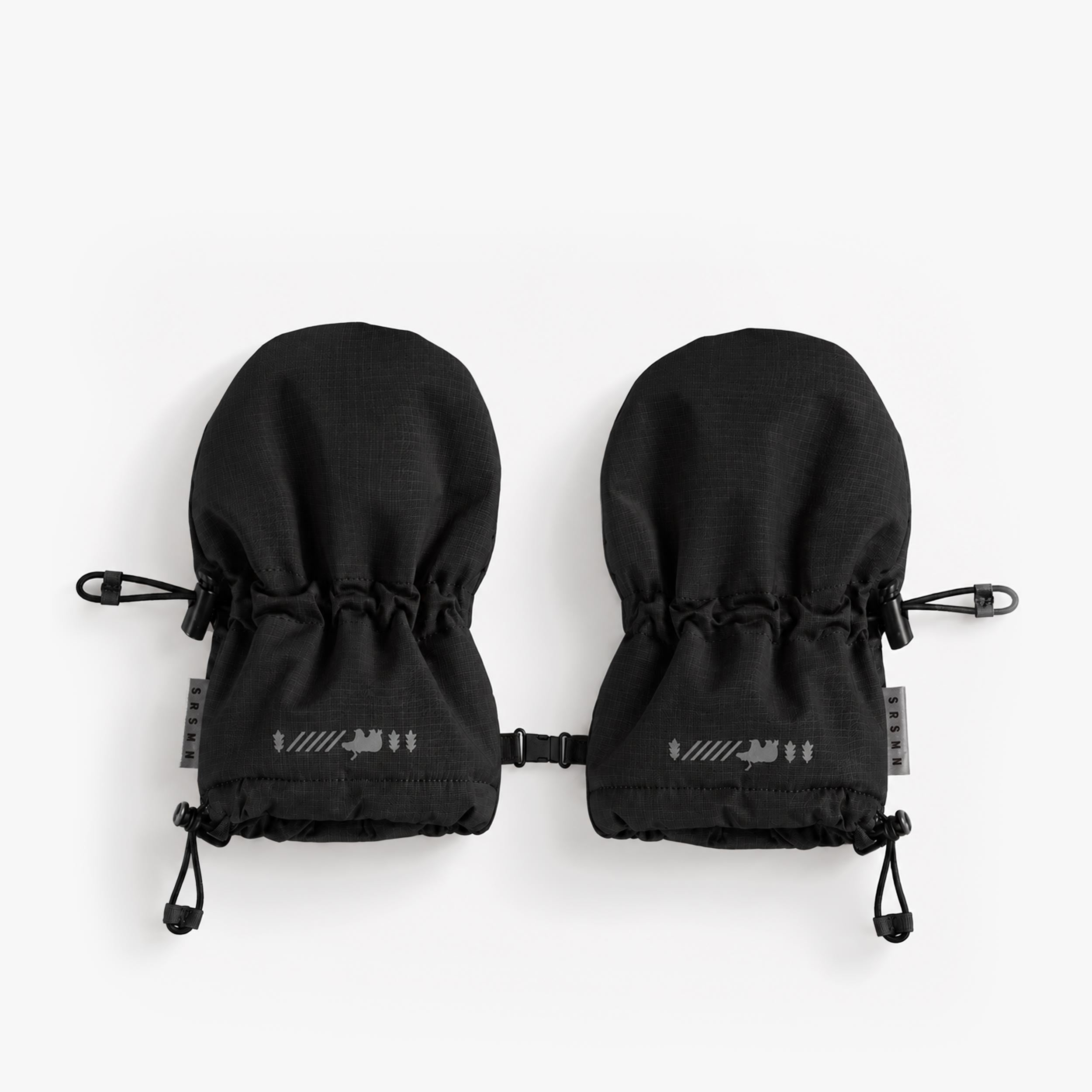 Mitaines de nylon noires, bébé - Souris Mini