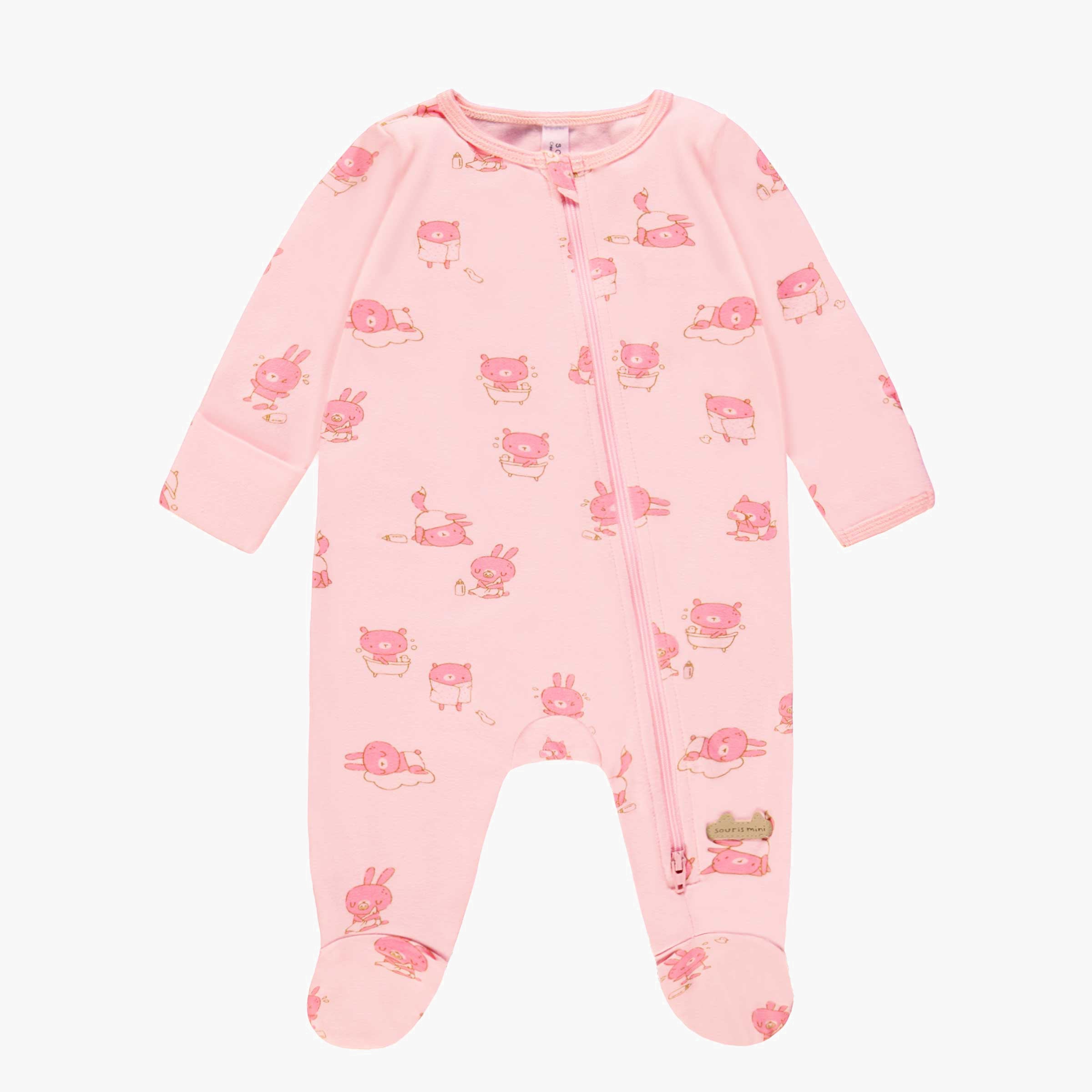 Coffret cadeau rose et crème « Le Classique » (8 pièces), naissance