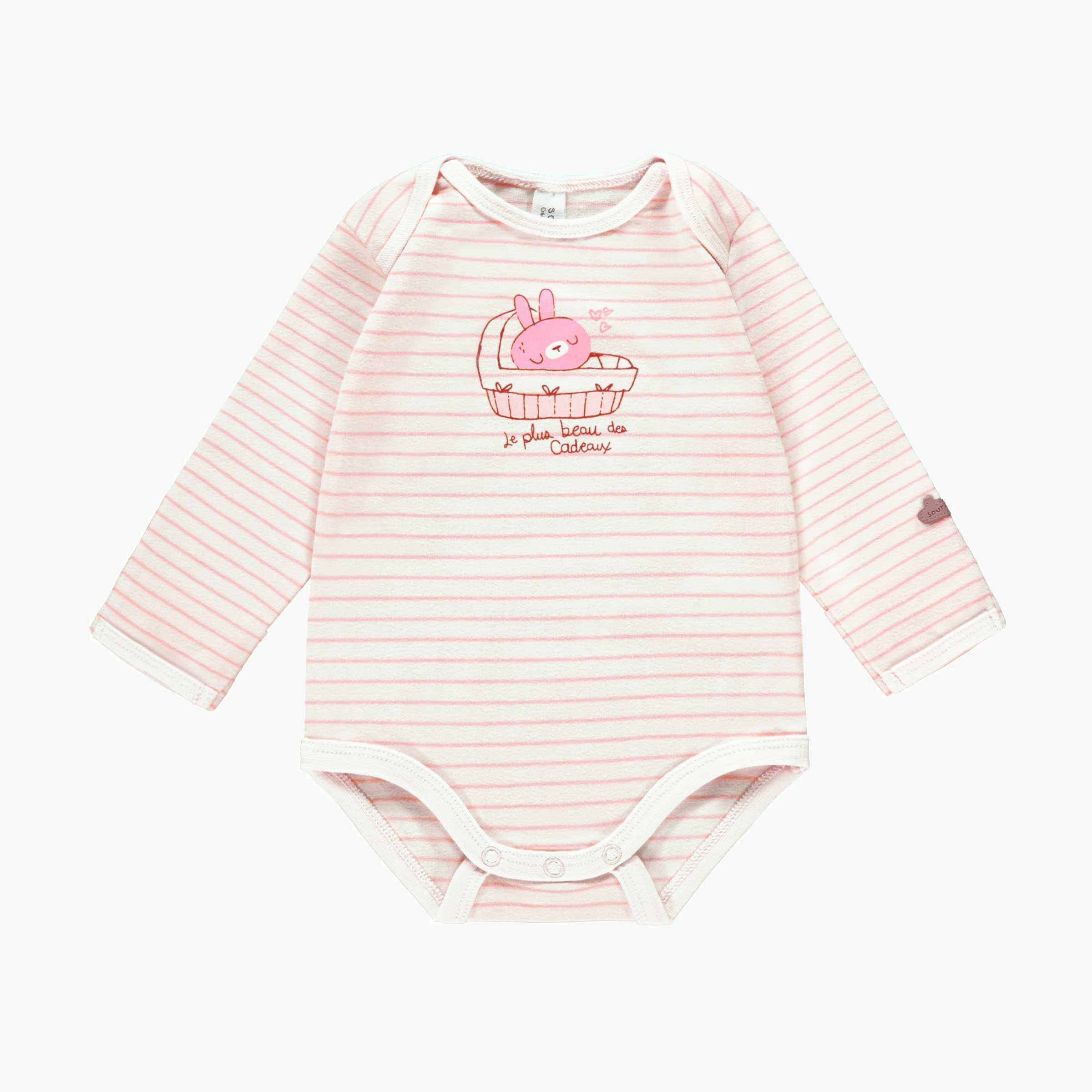 Coffret cadeau rose et crème « Le Classique » (8 pièces), naissance