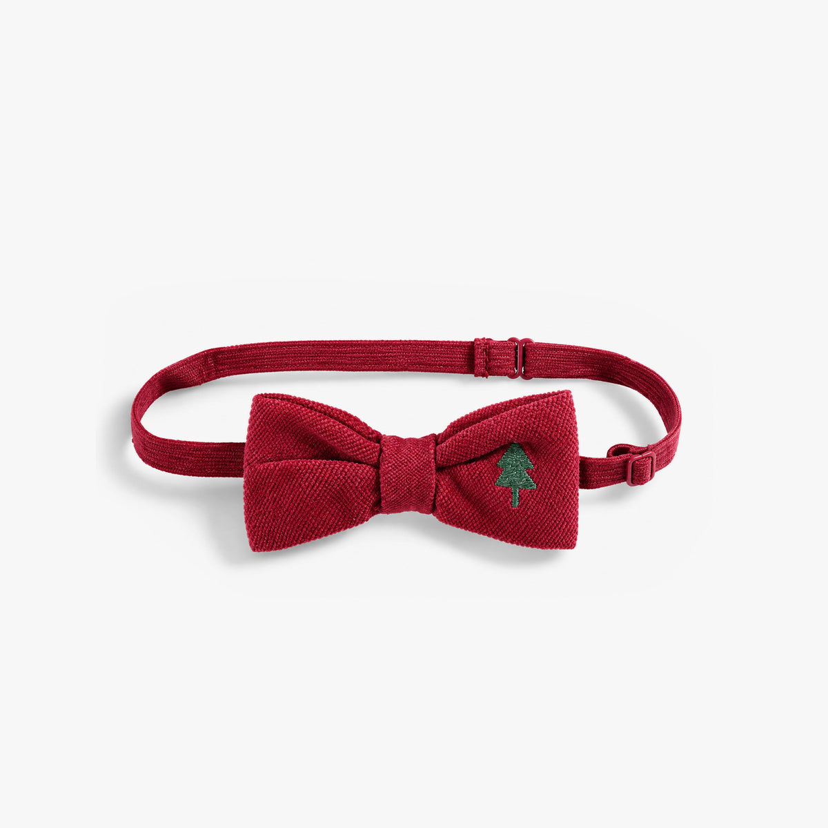Nœud papillon rouge en velours côtelé, enfant - Souris Mini