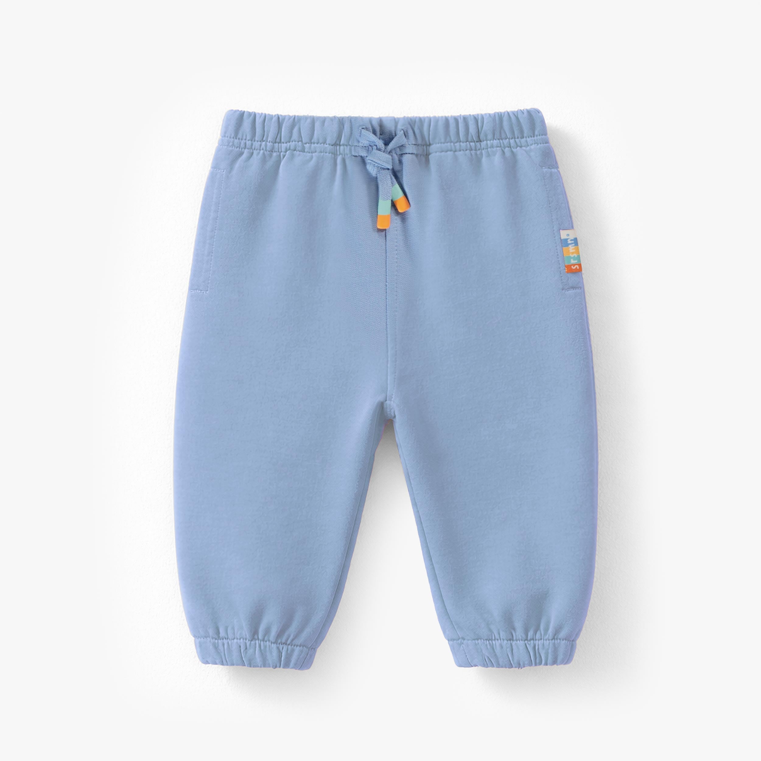 Pantalon bleu style jogger, bébé - Souris Mini