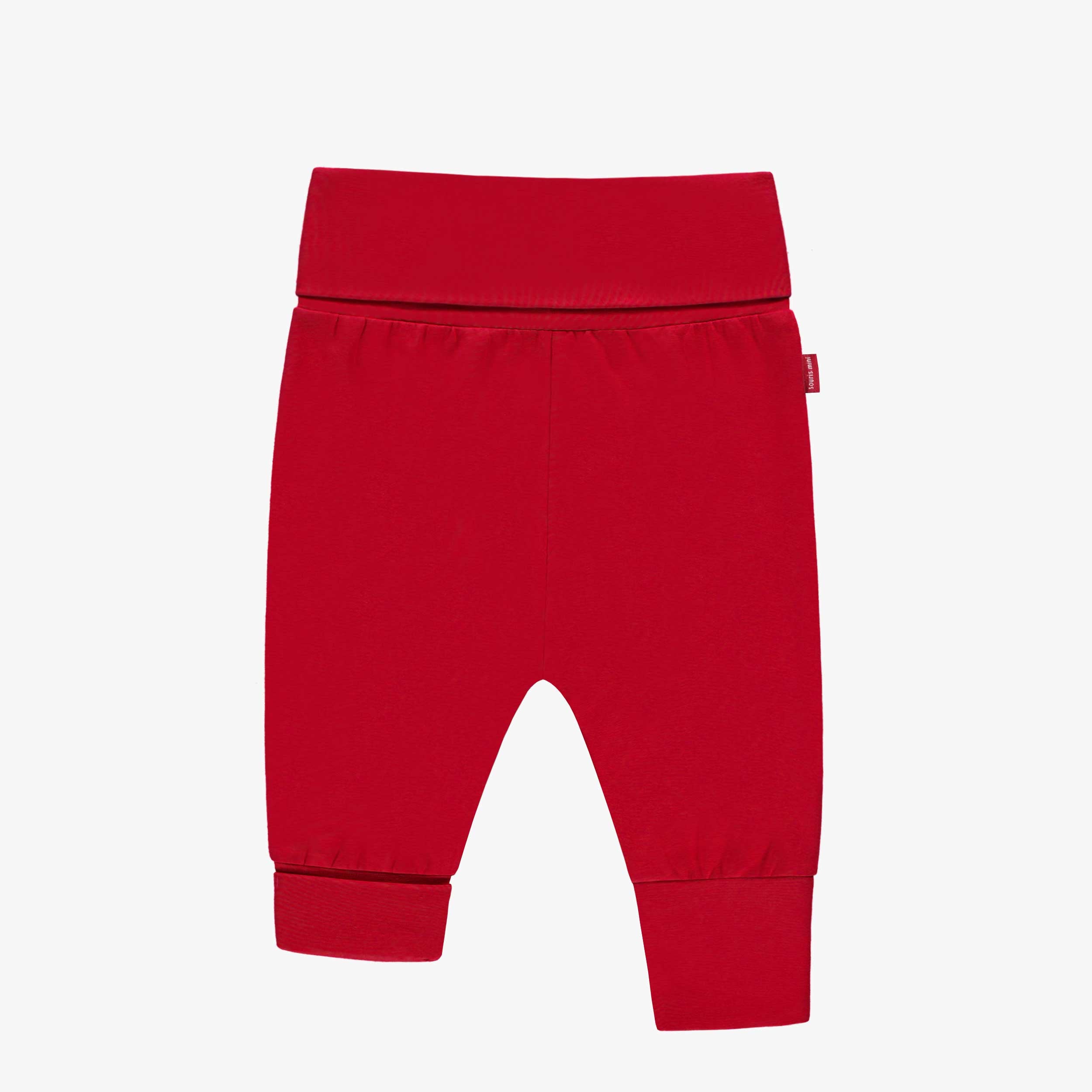 Pantalon évolutif rouge, bébé - Souris Mini