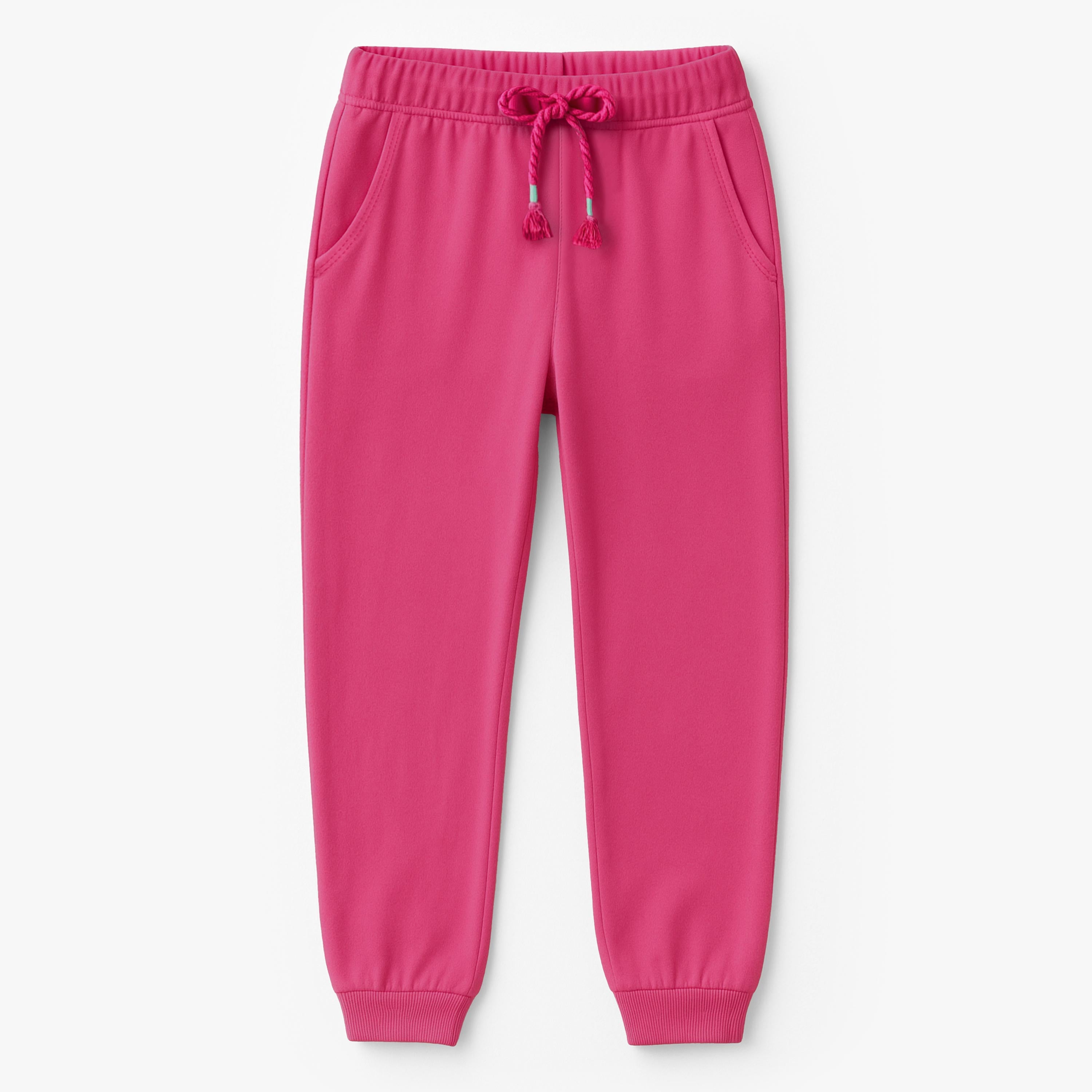 Pantalon rose foncé de style jogger, enfant - Souris Mini