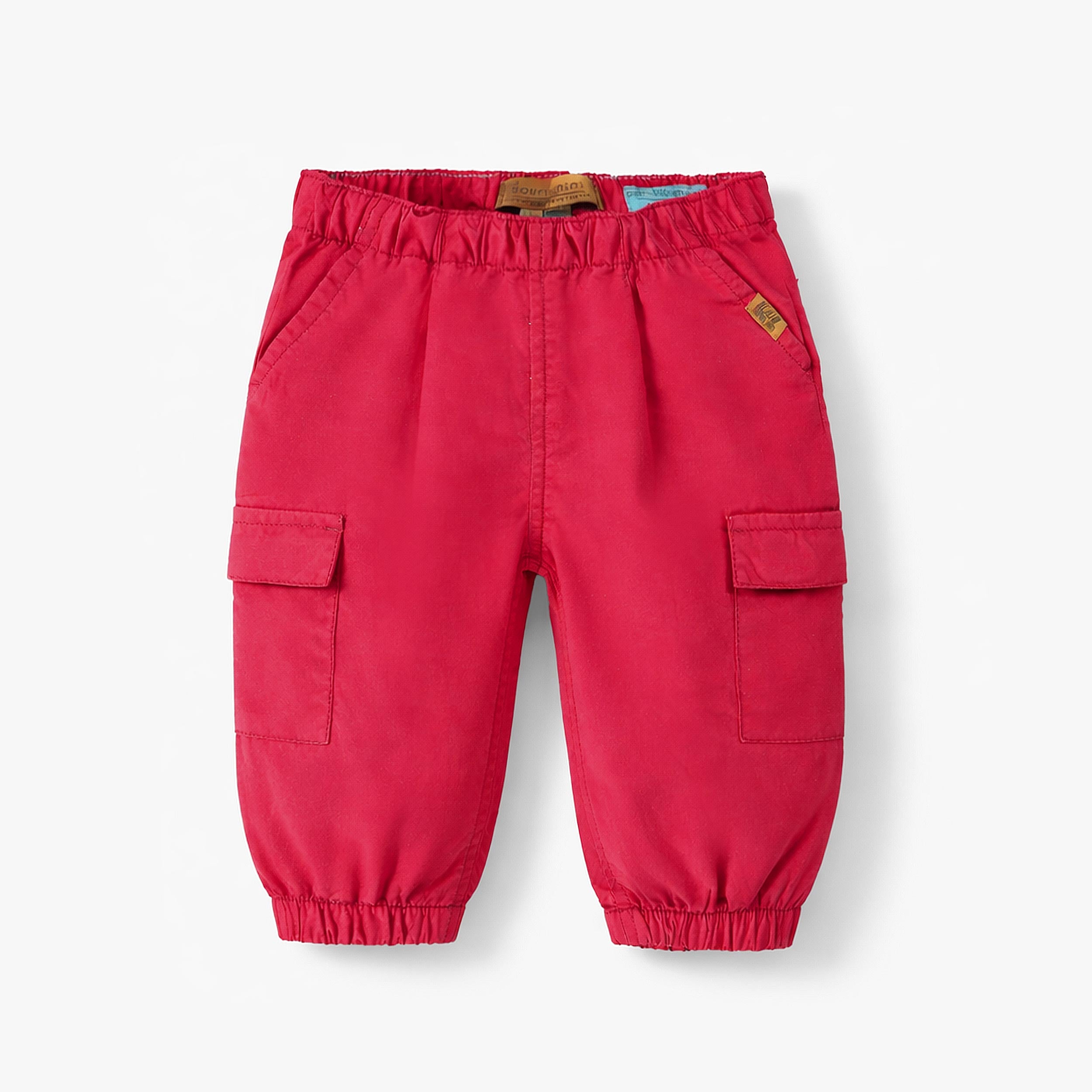 Pantalon rouge style cargo, bébé - Souris Mini