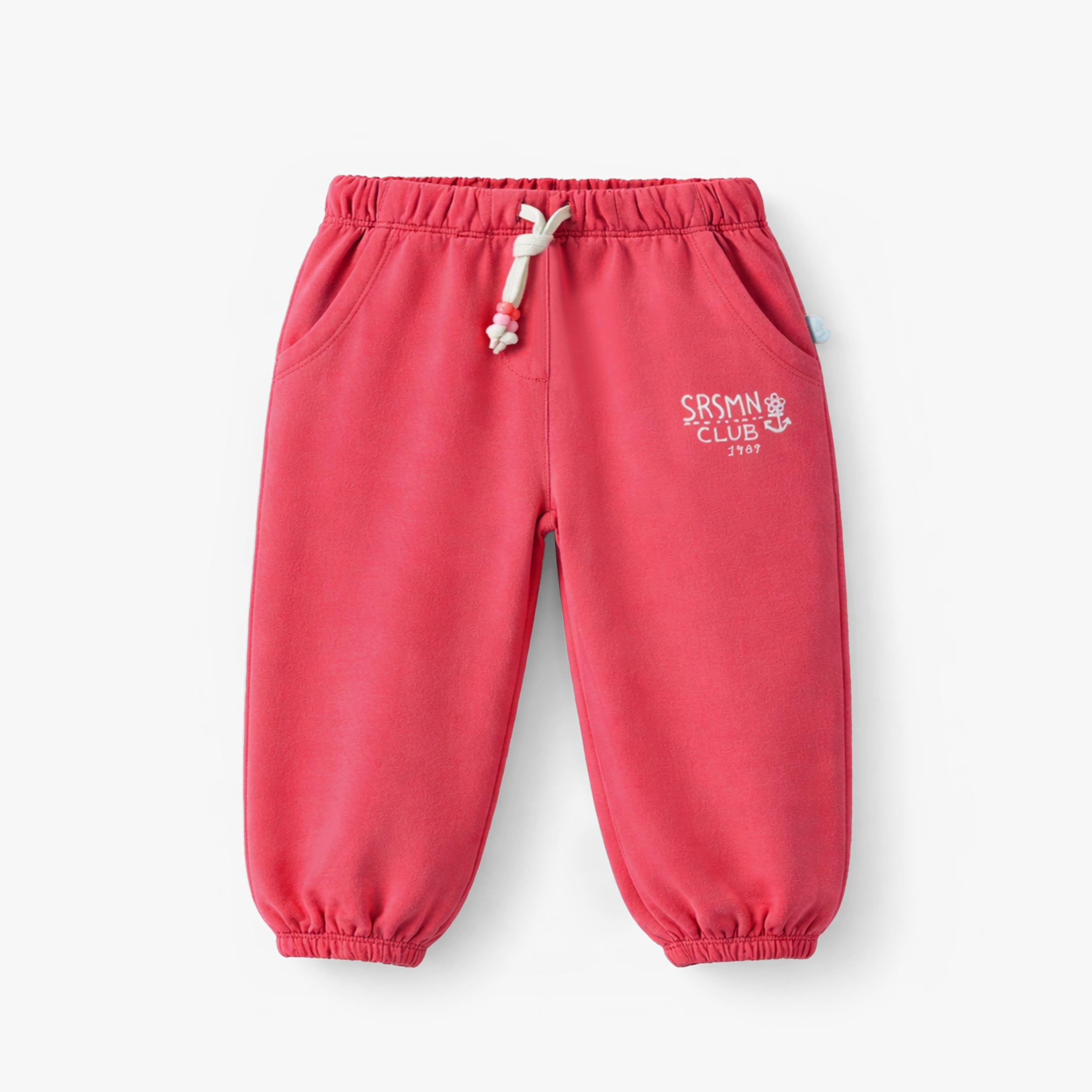 Pantalon rouge style jogger, bébé - Souris Mini