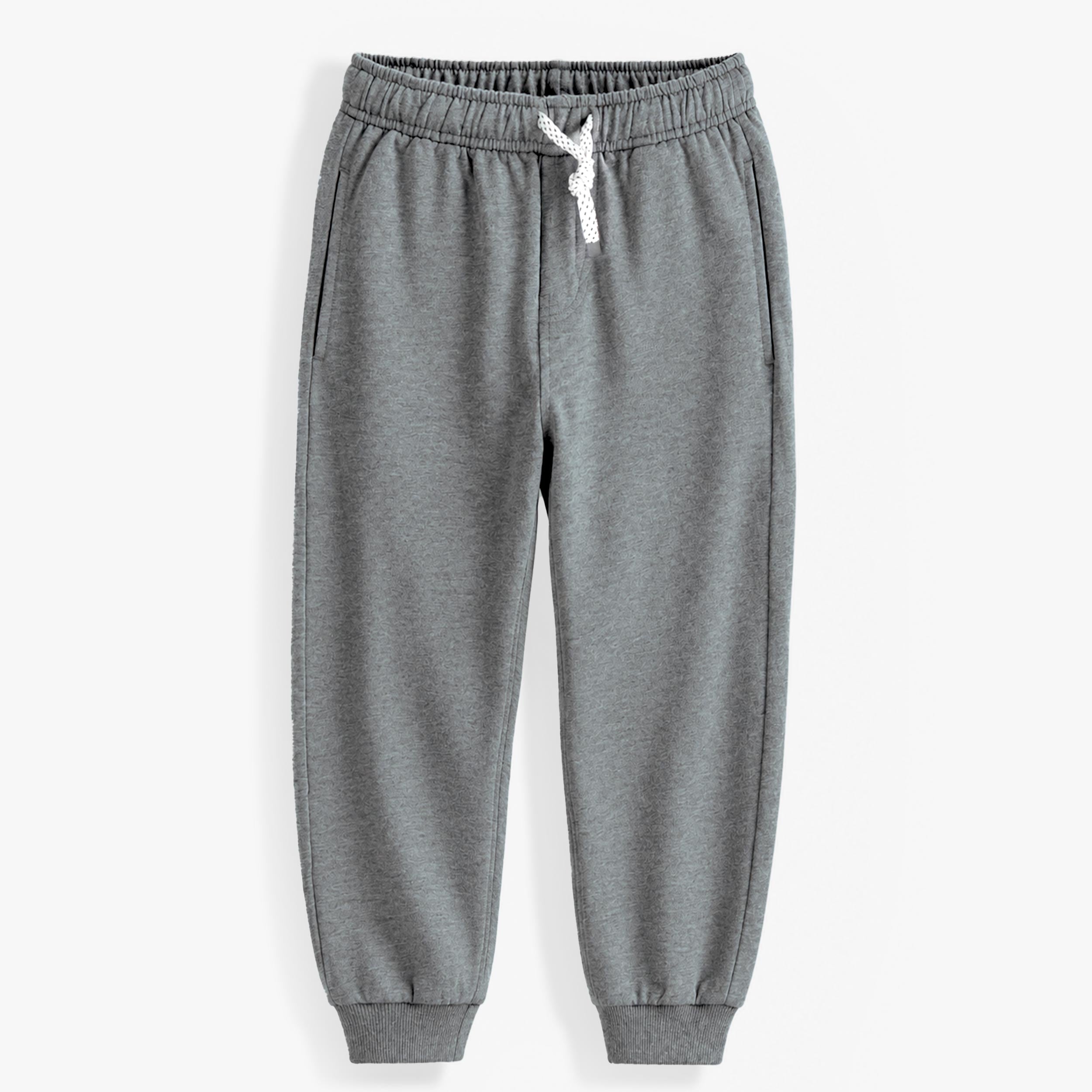 Pantalon gris en coton français style jogger, enfant - Souris Mini