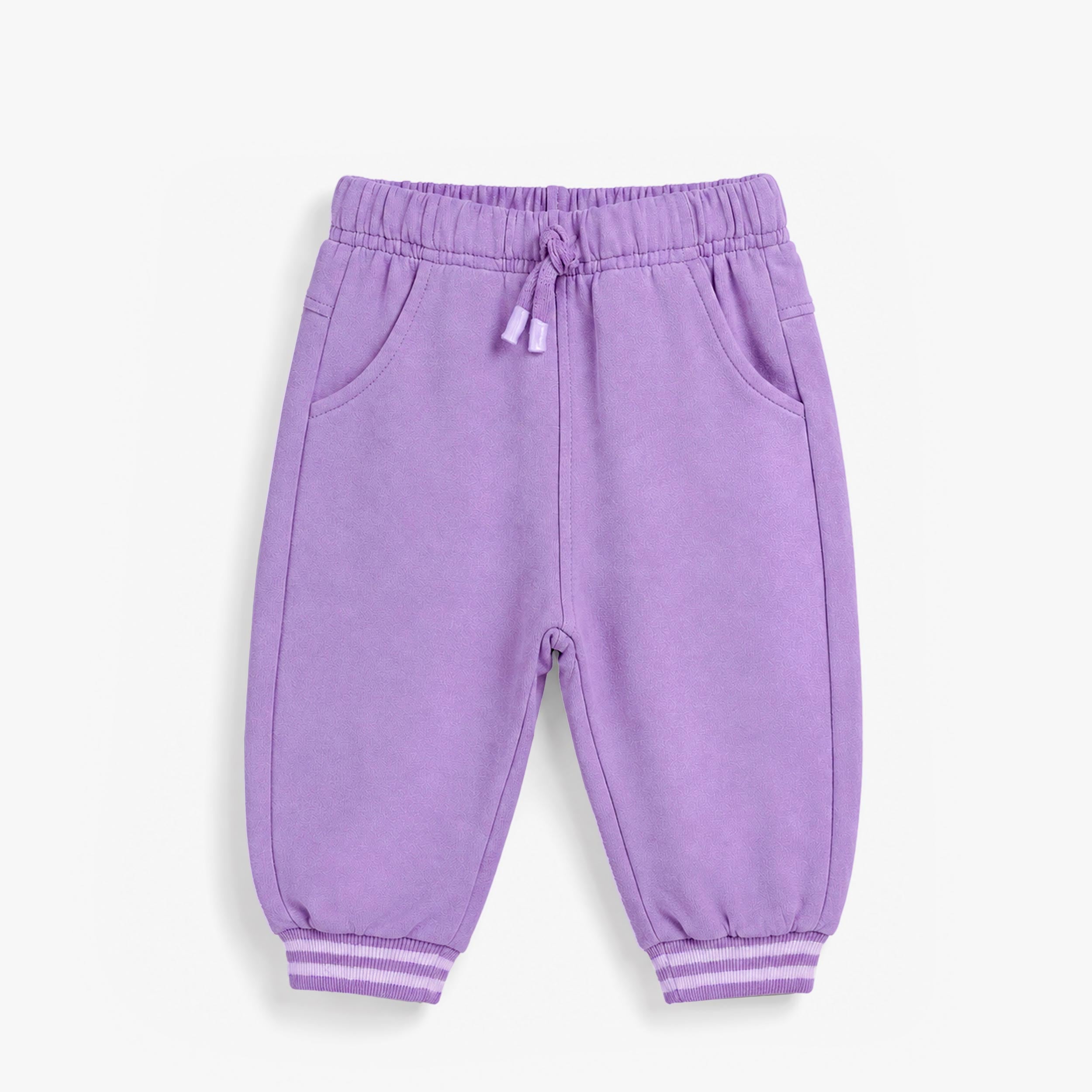 Pantalon mauve style jogger, bébé - Souris Mini