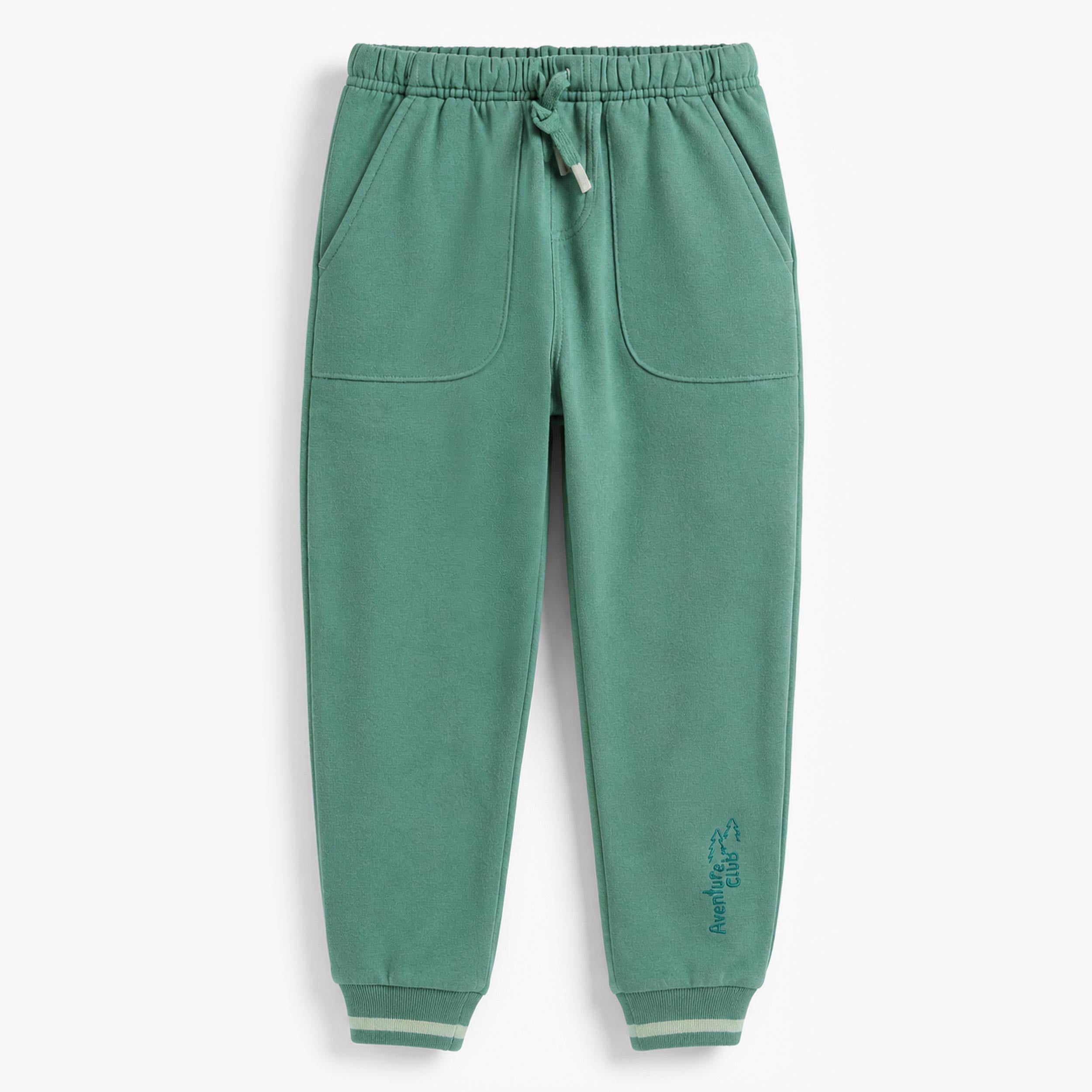 Pantalon vert en coton ouaté, enfant - Souris Mini