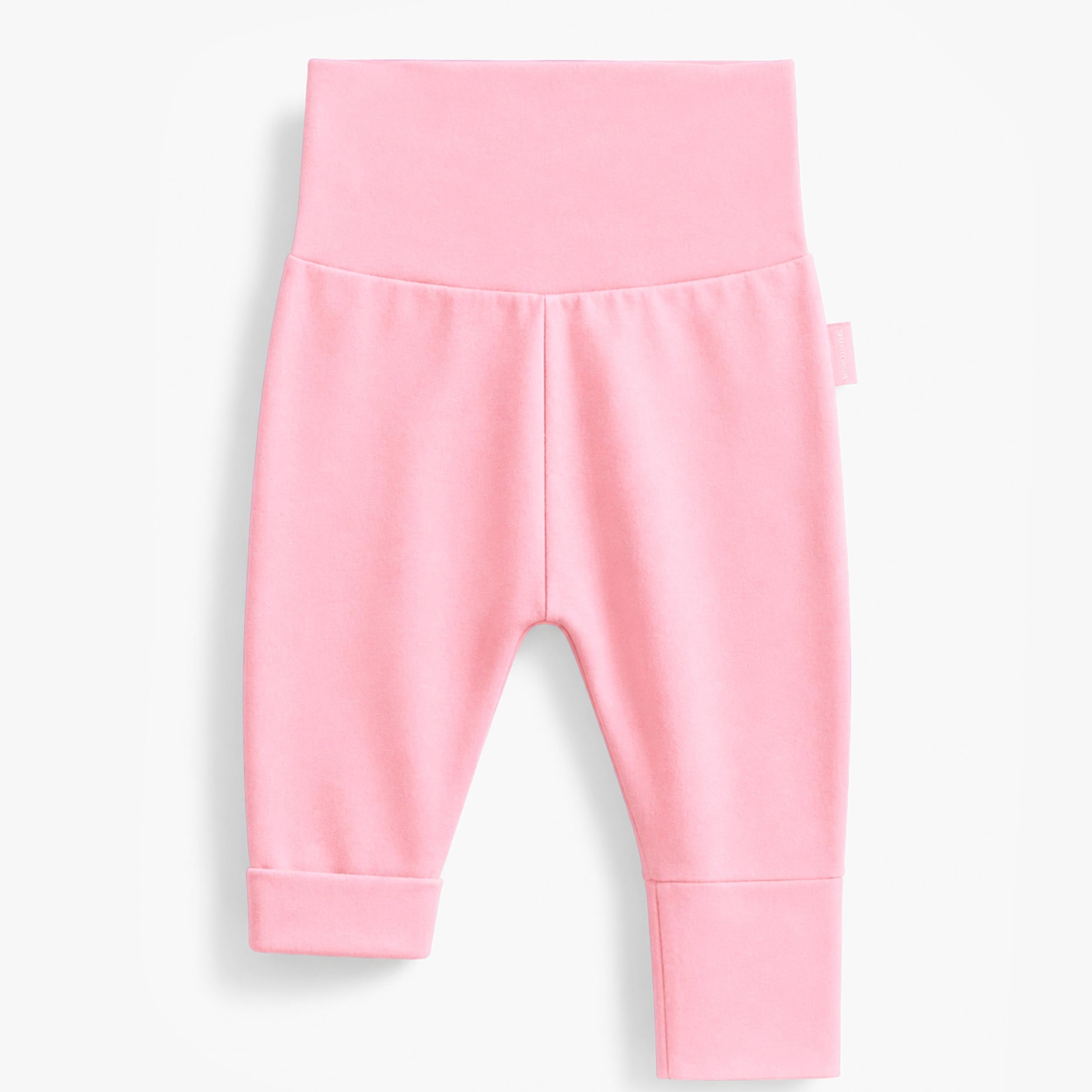 Rebords déplié du pantalon évolutif rose, bébé