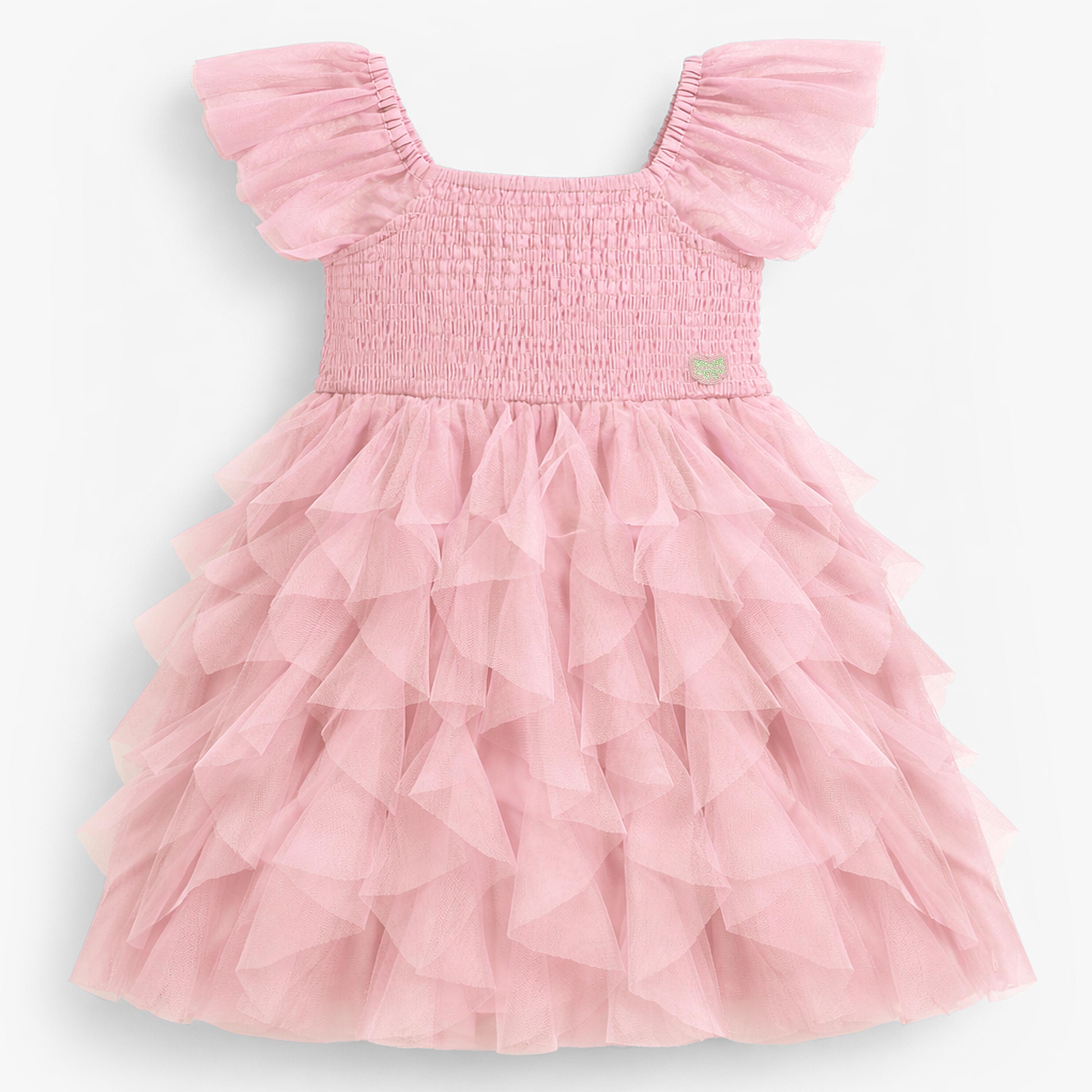 Robe rose en tulle souple, enfant - Souris Mini