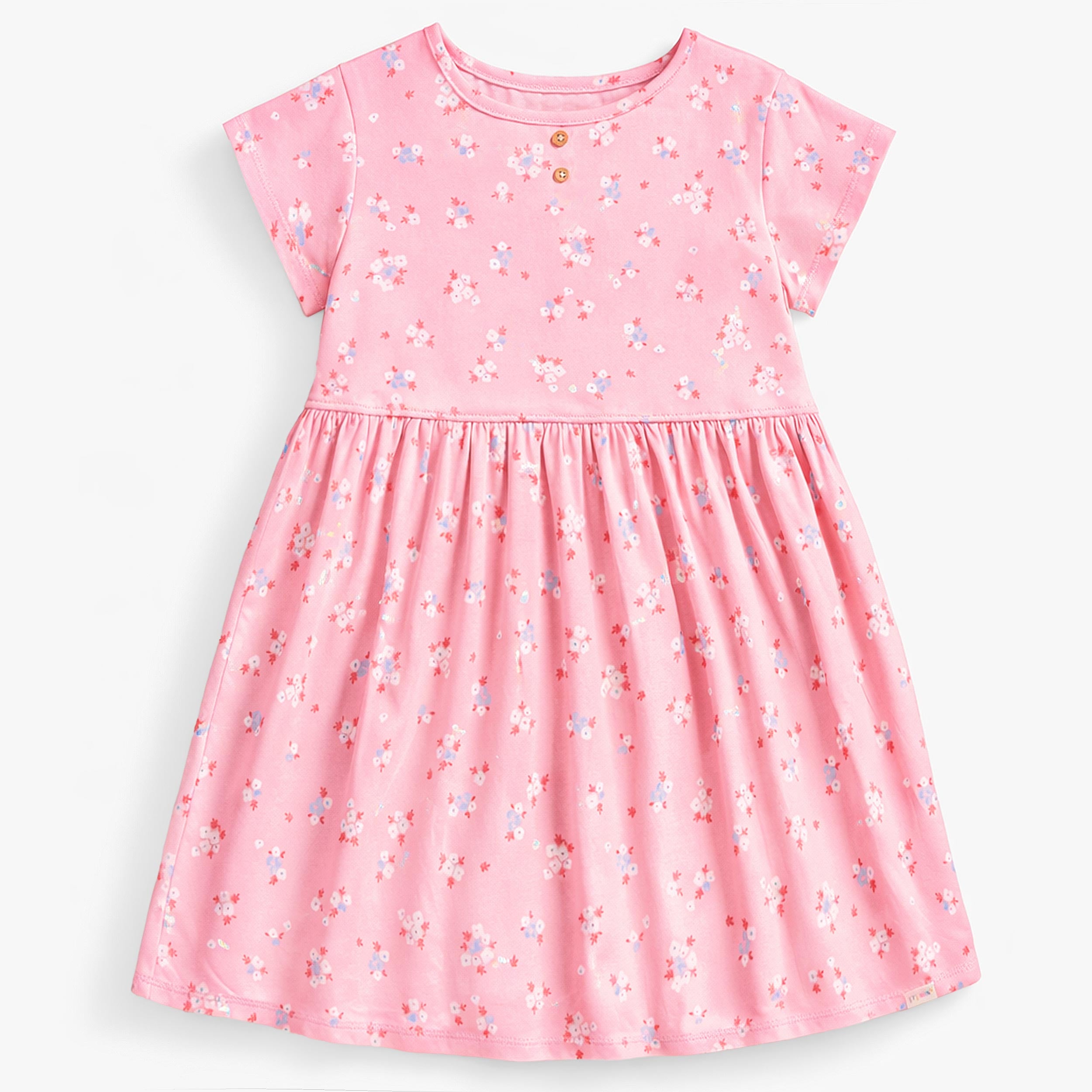 Robe rose à motif floral, enfant - Souris Mini