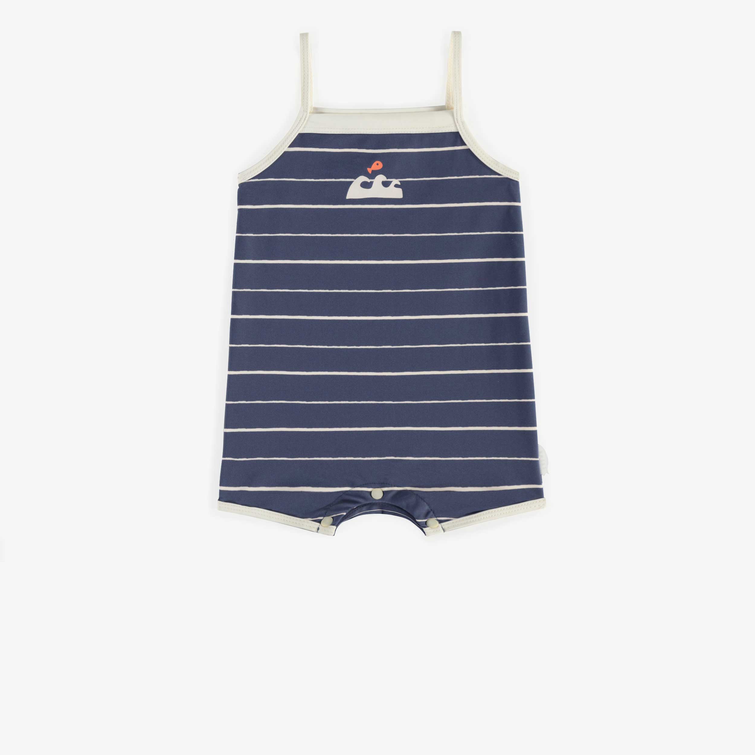 Blue one-piece swimsuit, baby