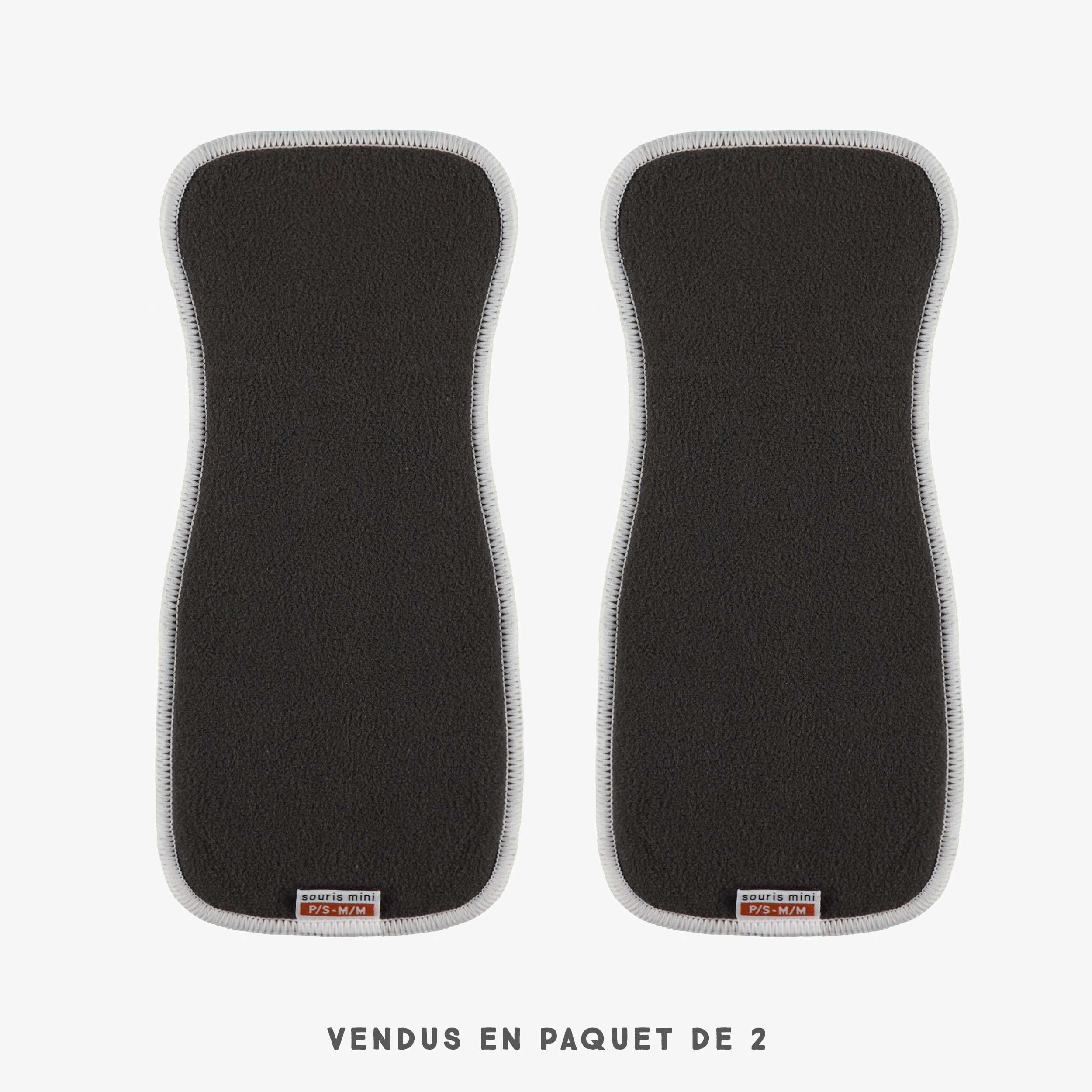 Dos des inserts absorbants pour couche réutilisable SM+, paquet de 2, bébé