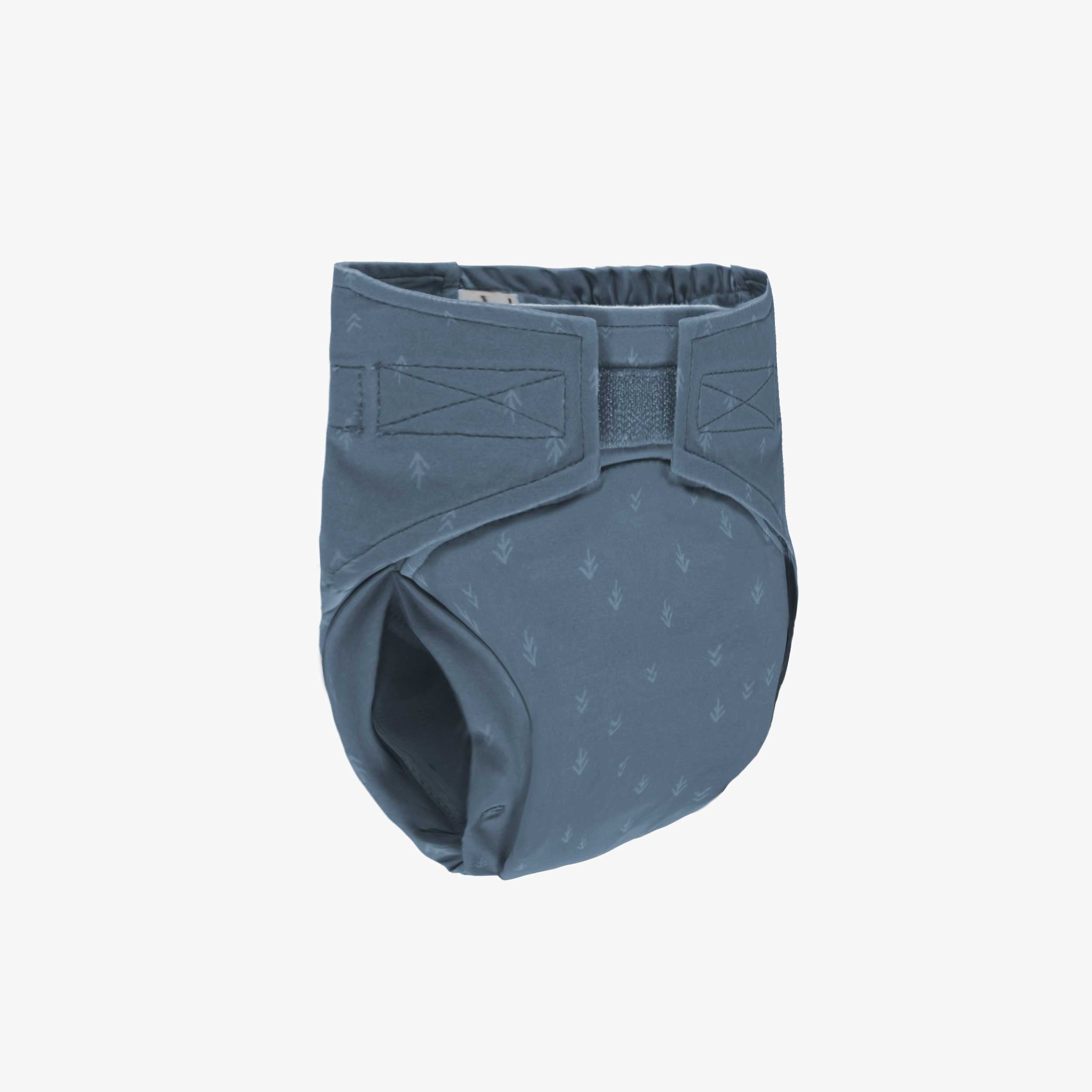 Couche réutilisable ultramince bleu à motif de flèches, bébé