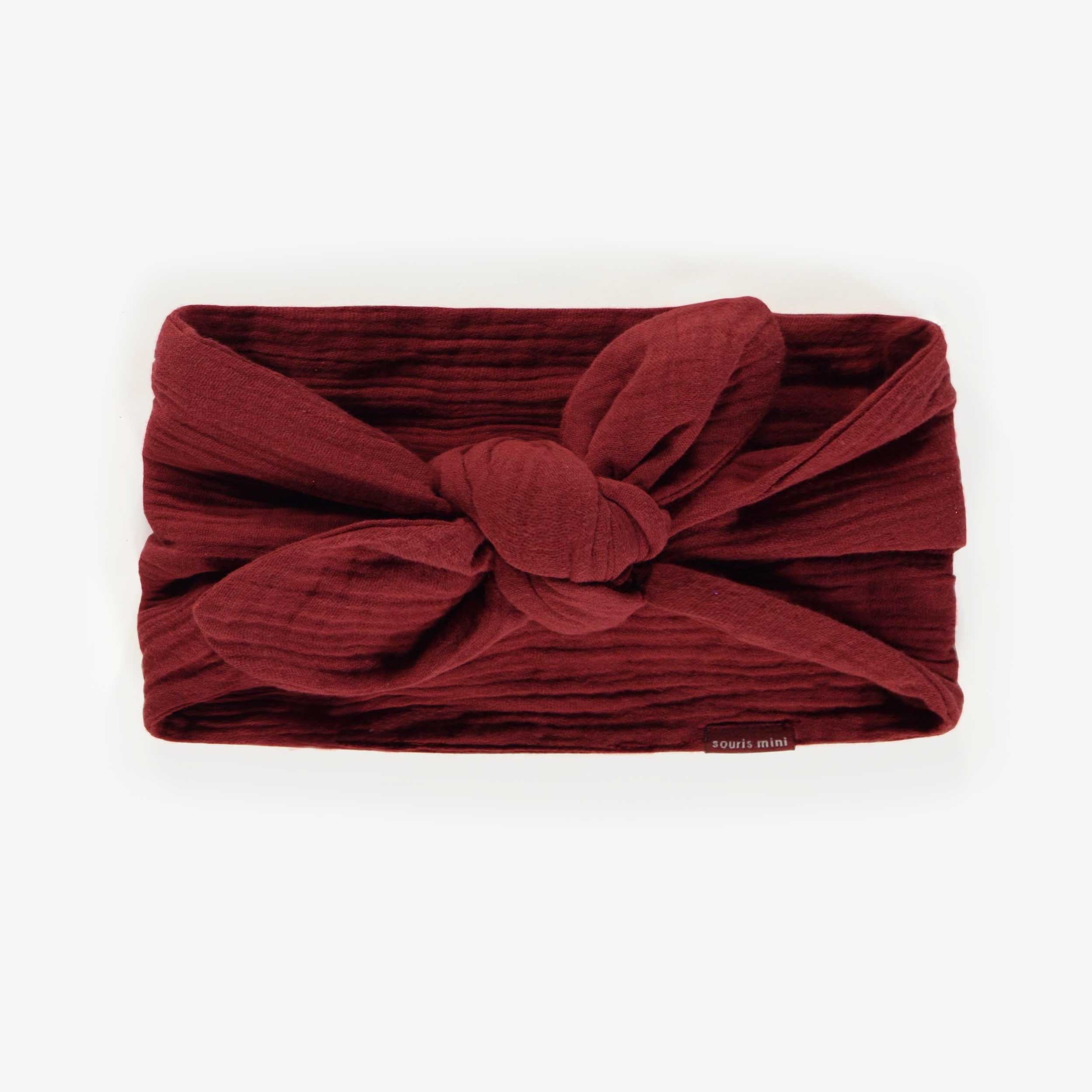 Rust headband in muslin, child